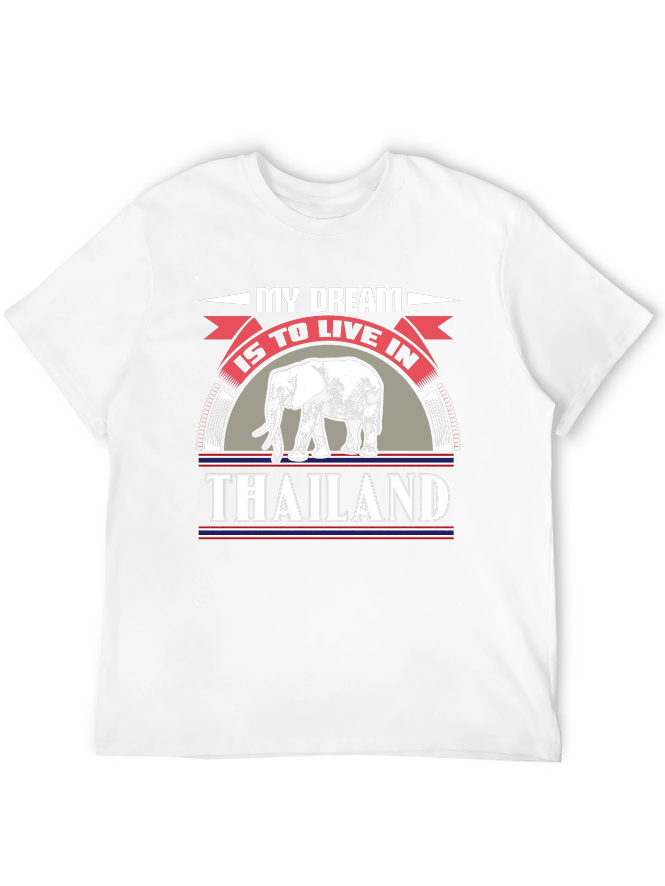 Thailand Dream T-Shirt Elephant Graphic Tee