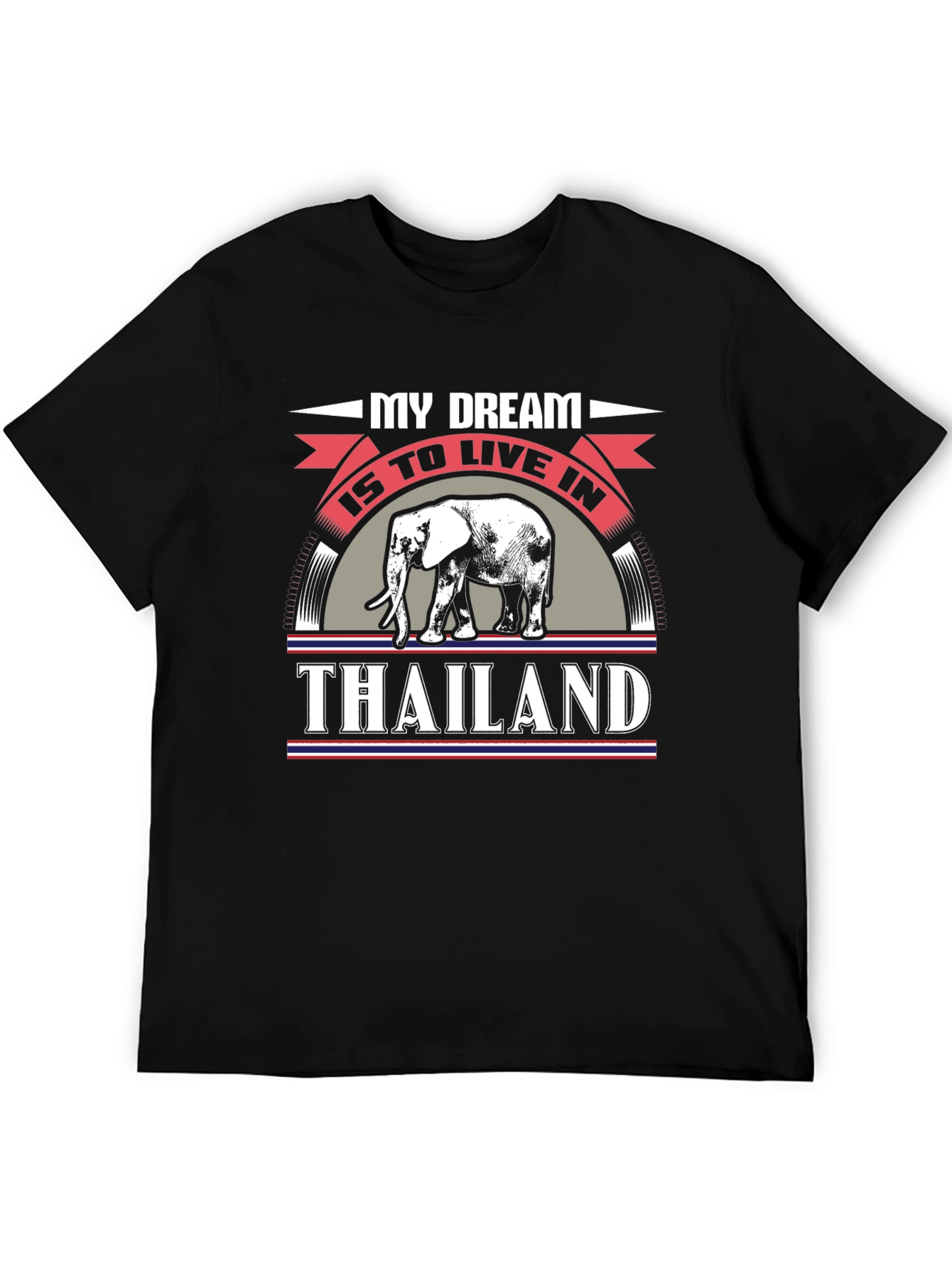 Thailand Dream T-Shirt Elephant Graphic Tee