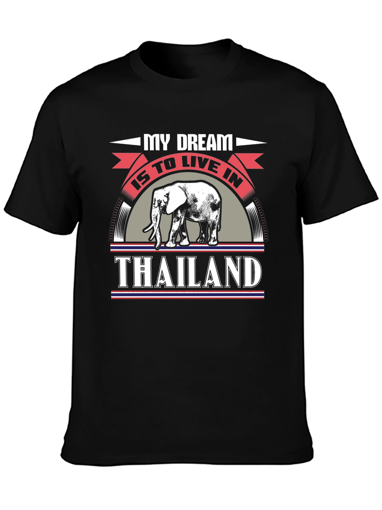 Thailand Dream T-Shirt Elephant Graphic Tee