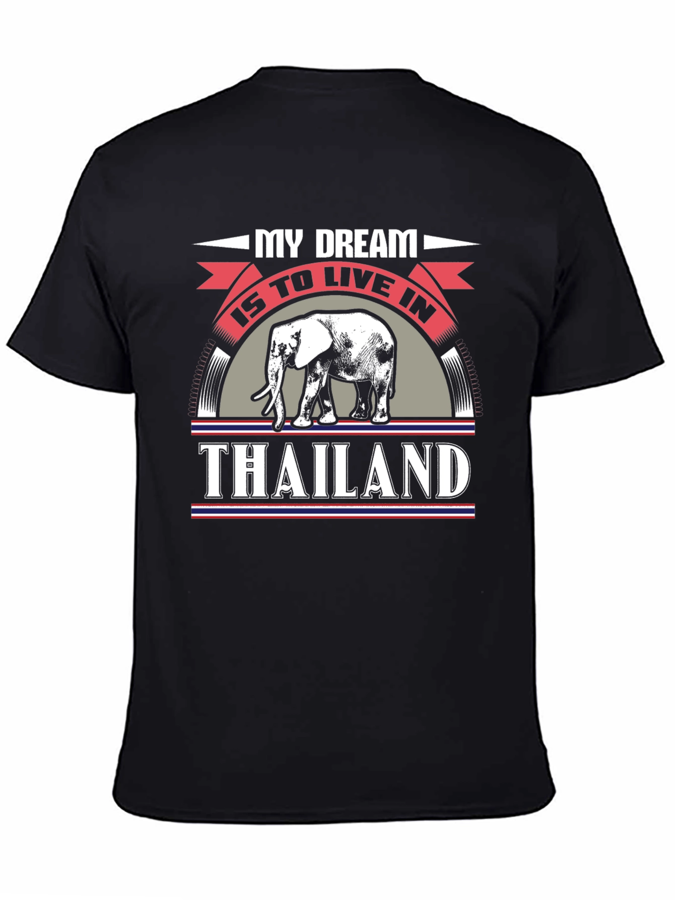 Thailand Dream T-Shirt Elephant Graphic Tee