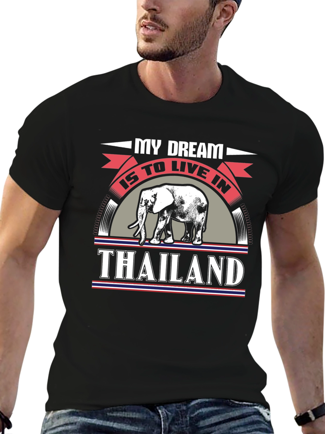 Thailand Dream T-Shirt Elephant Graphic Tee