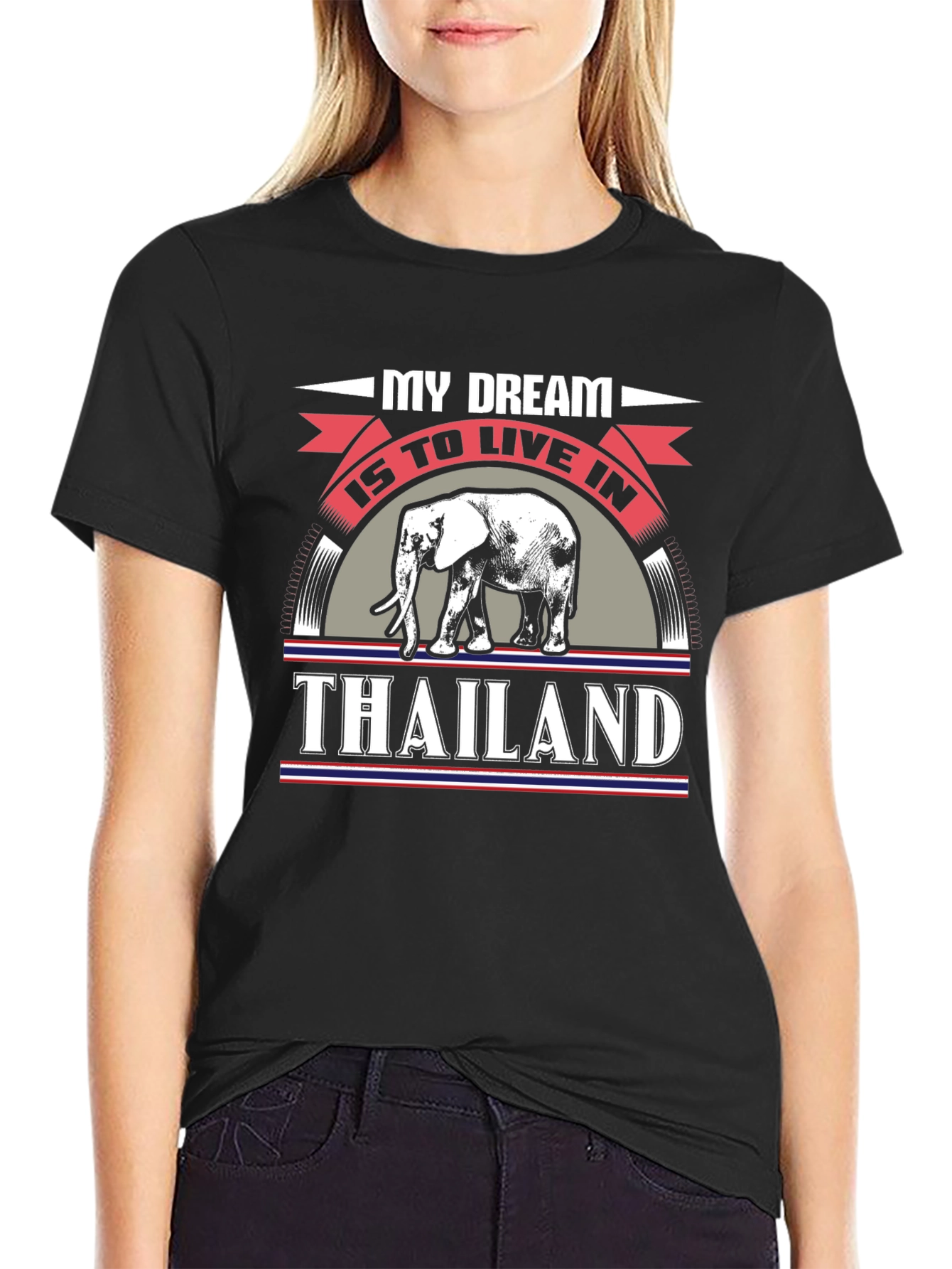 Thailand Dream T-Shirt Elephant Graphic Tee