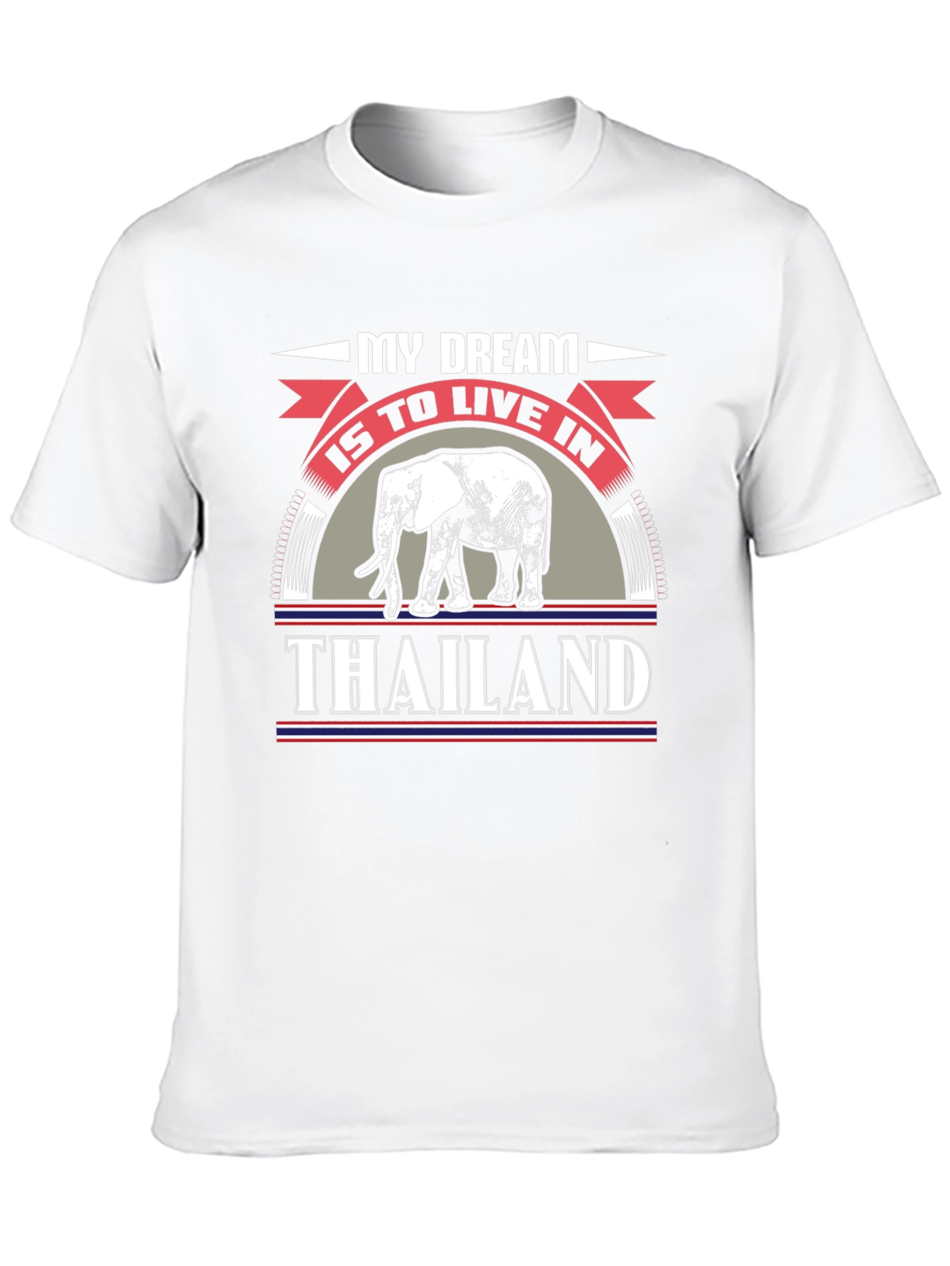 Thailand Dream T-Shirt Elephant Graphic Tee