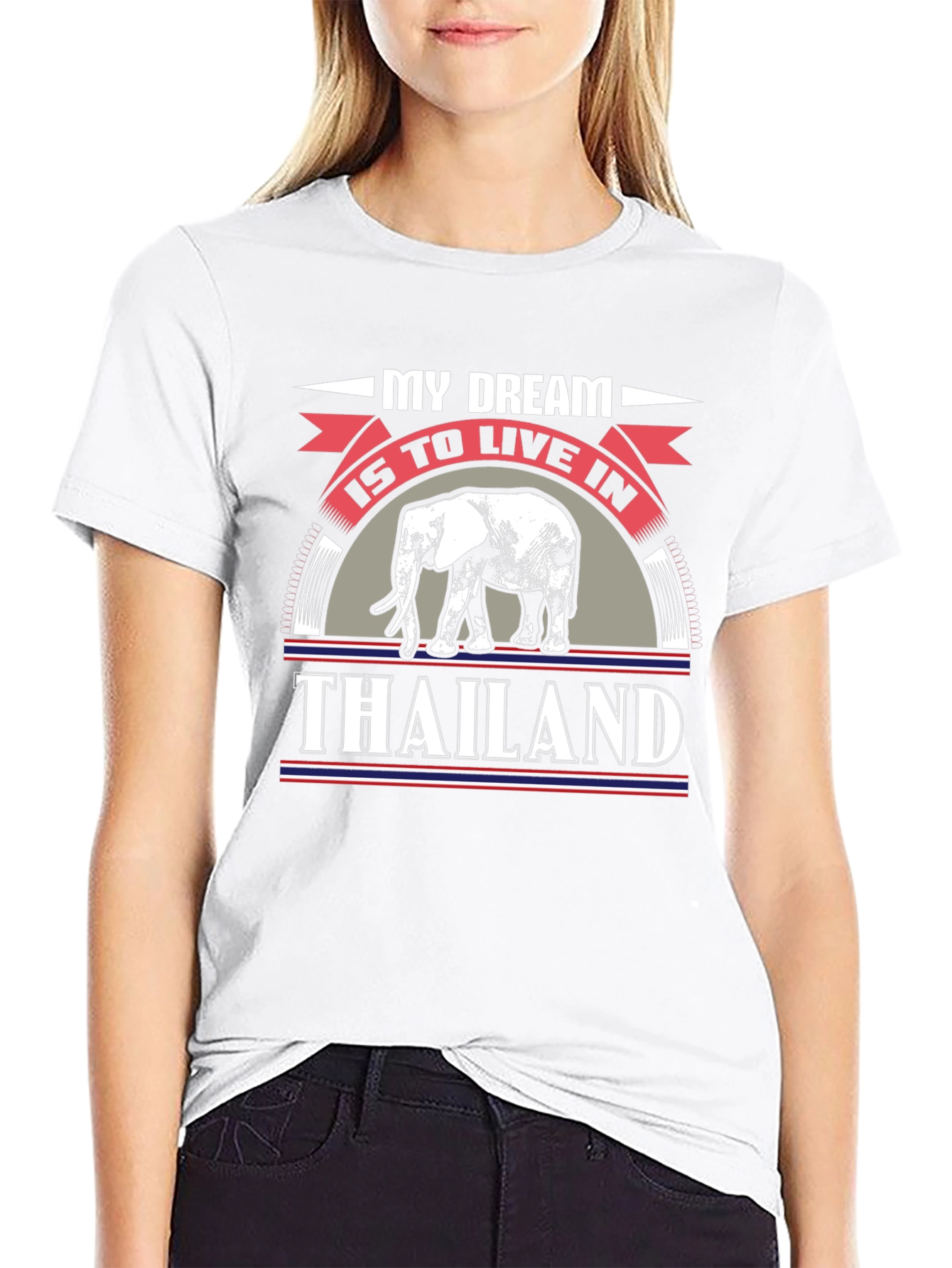 Thailand Dream T-Shirt Elephant Graphic Tee