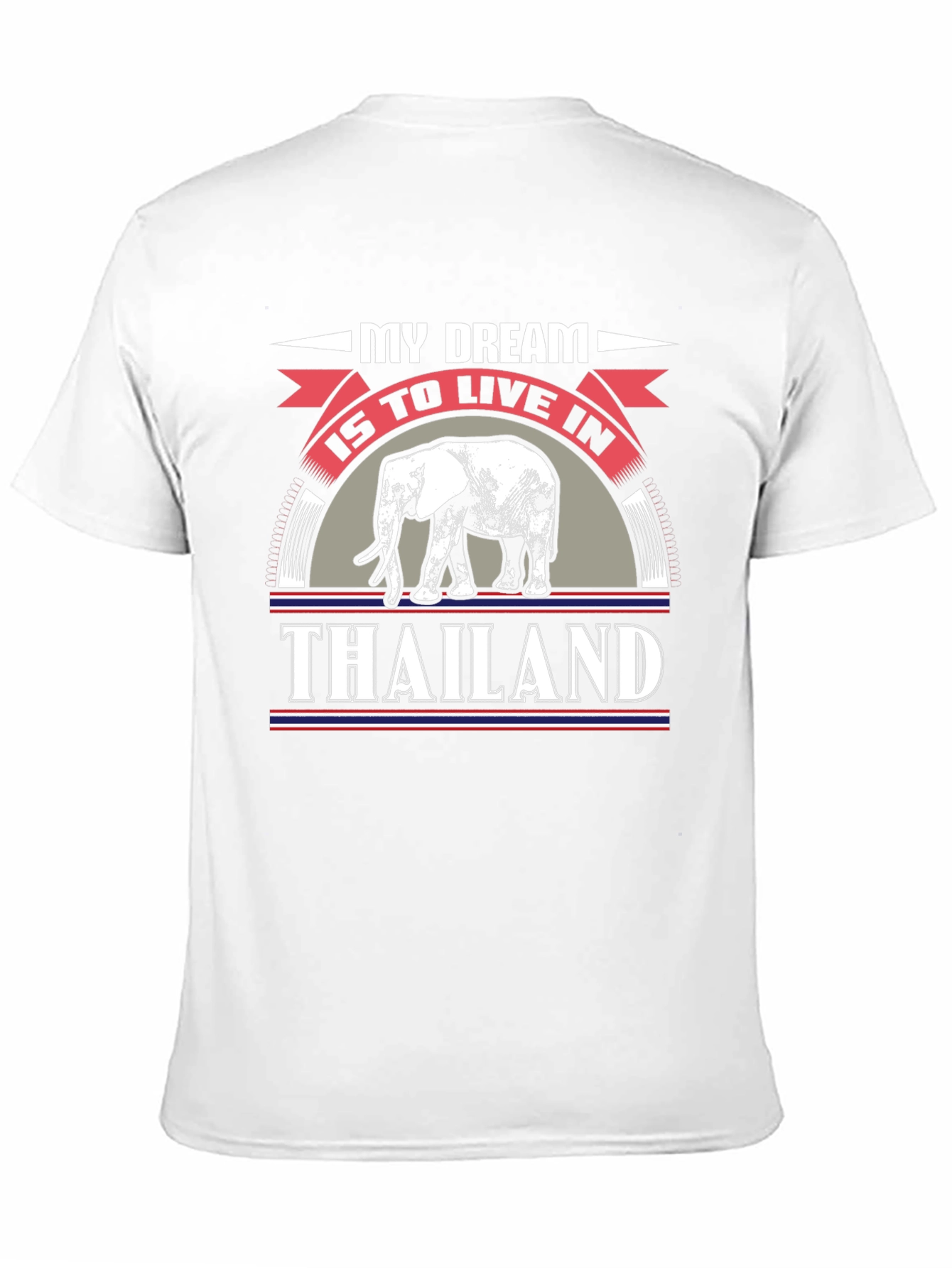 Thailand Dream T-Shirt Elephant Graphic Tee