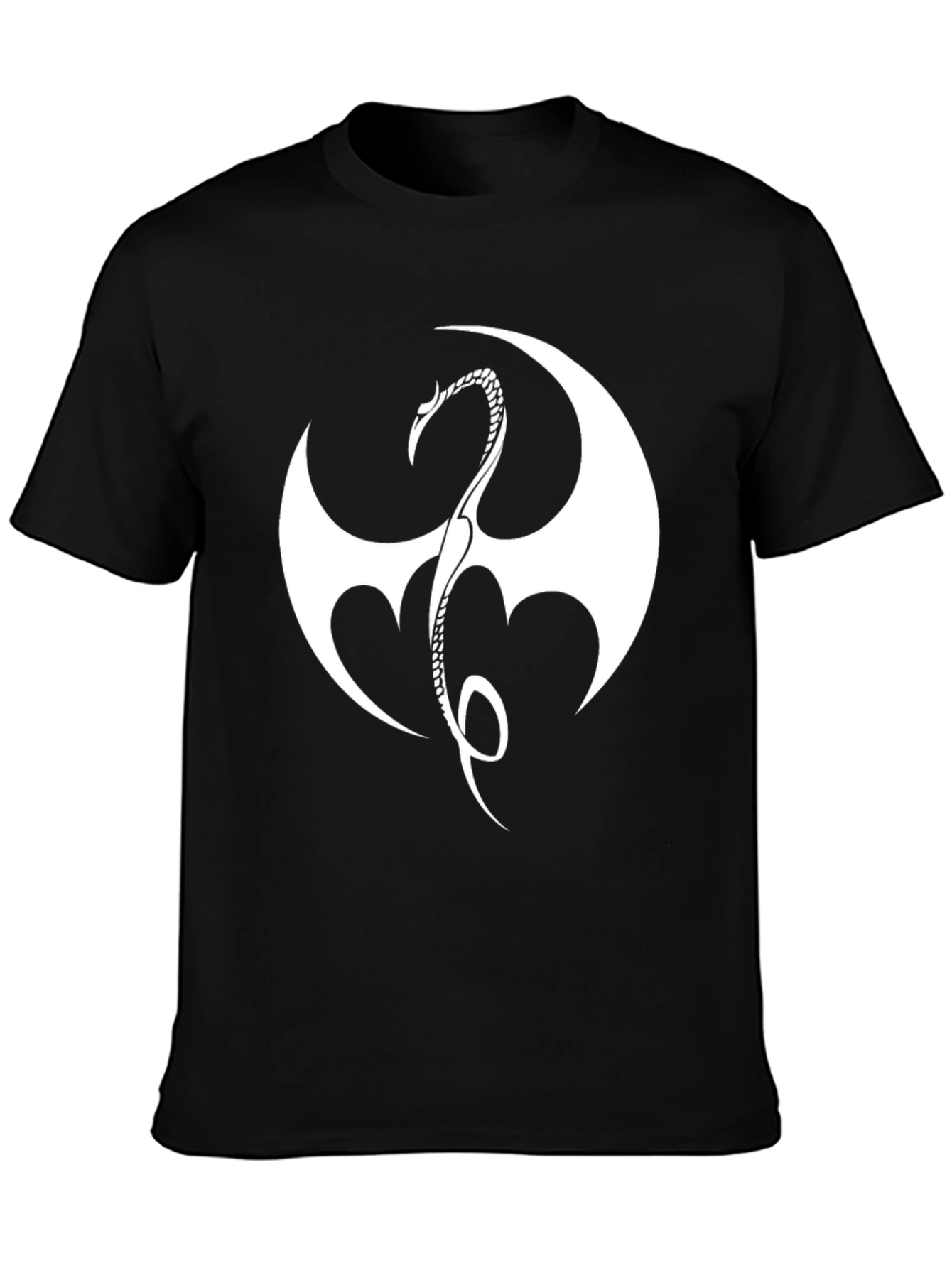 Iron Fist Dragon Logo Black T-Shirt