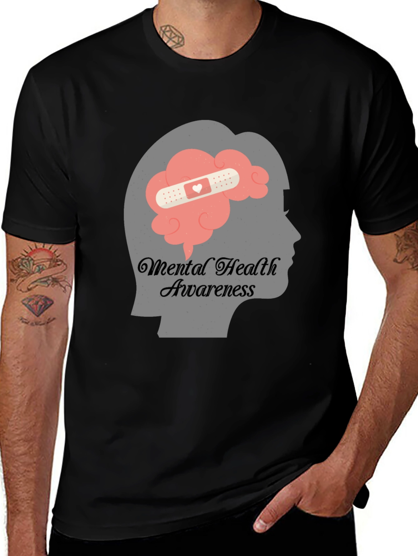 Mental Health Awareness Graphic T-Shirt