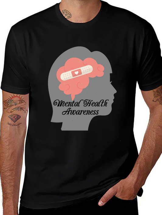 Mental Health Awareness Graphic T-Shirt