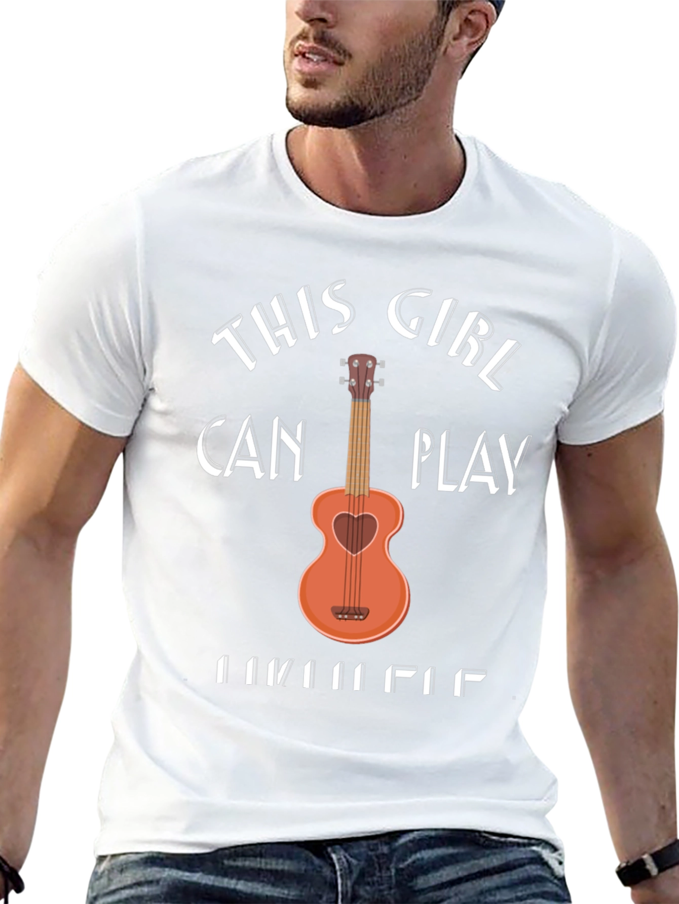 This Girl Can Play Ukulele T-Shirt