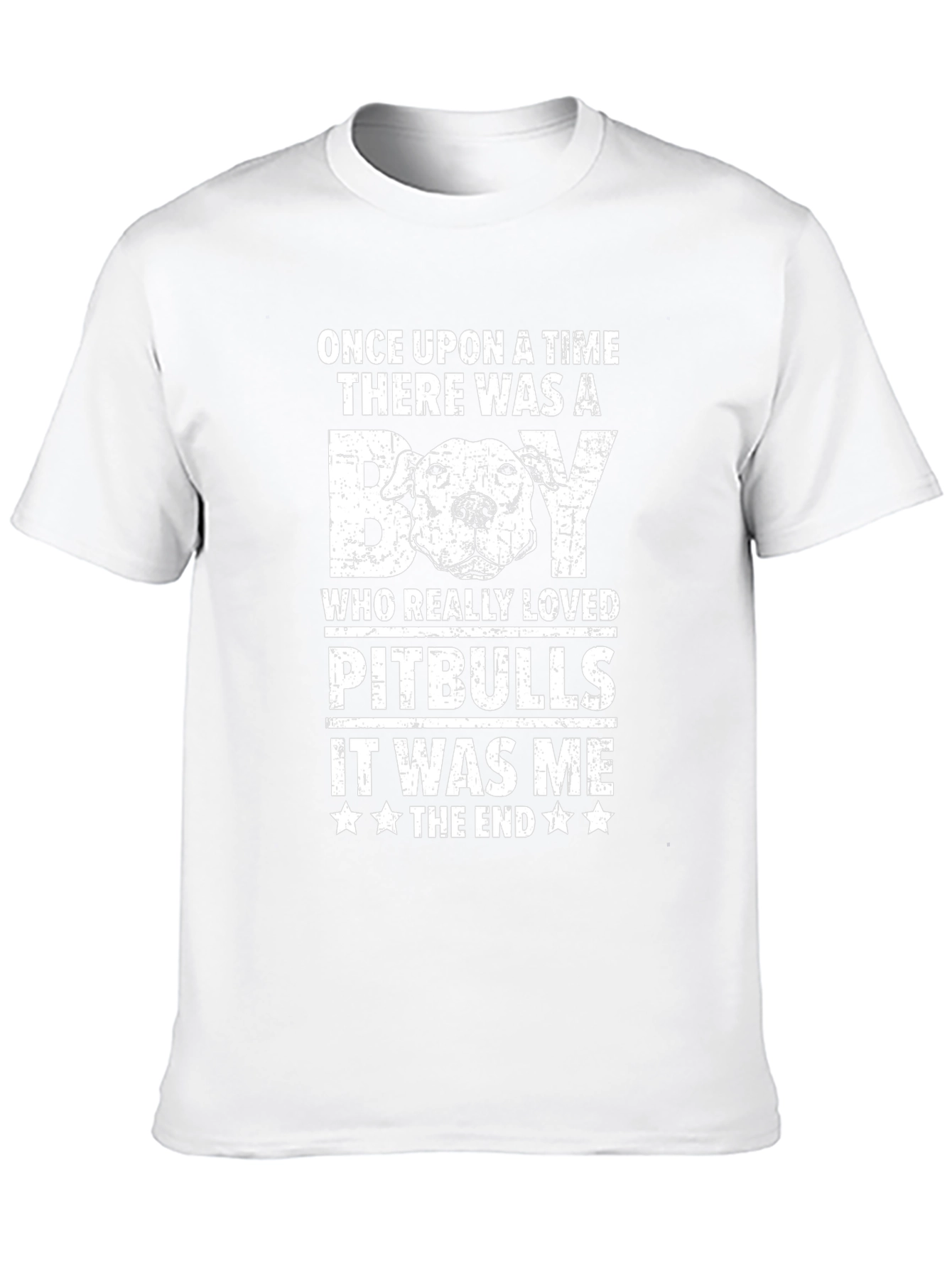 Once Upon a Time Pitbull T-Shirt – Funny Dog Lover Graphic Tee