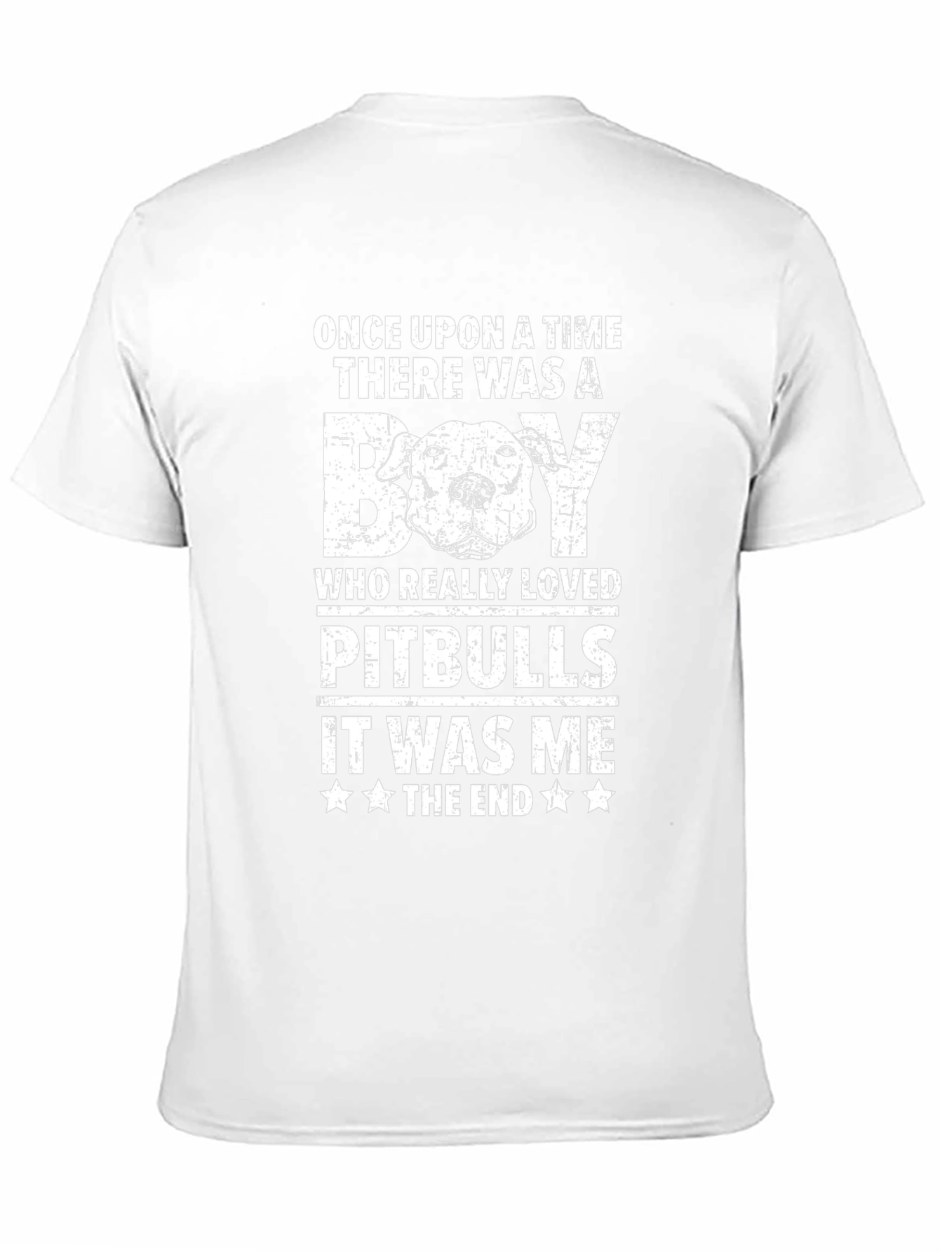 Once Upon a Time Pitbull T-Shirt – Funny Dog Lover Graphic Tee