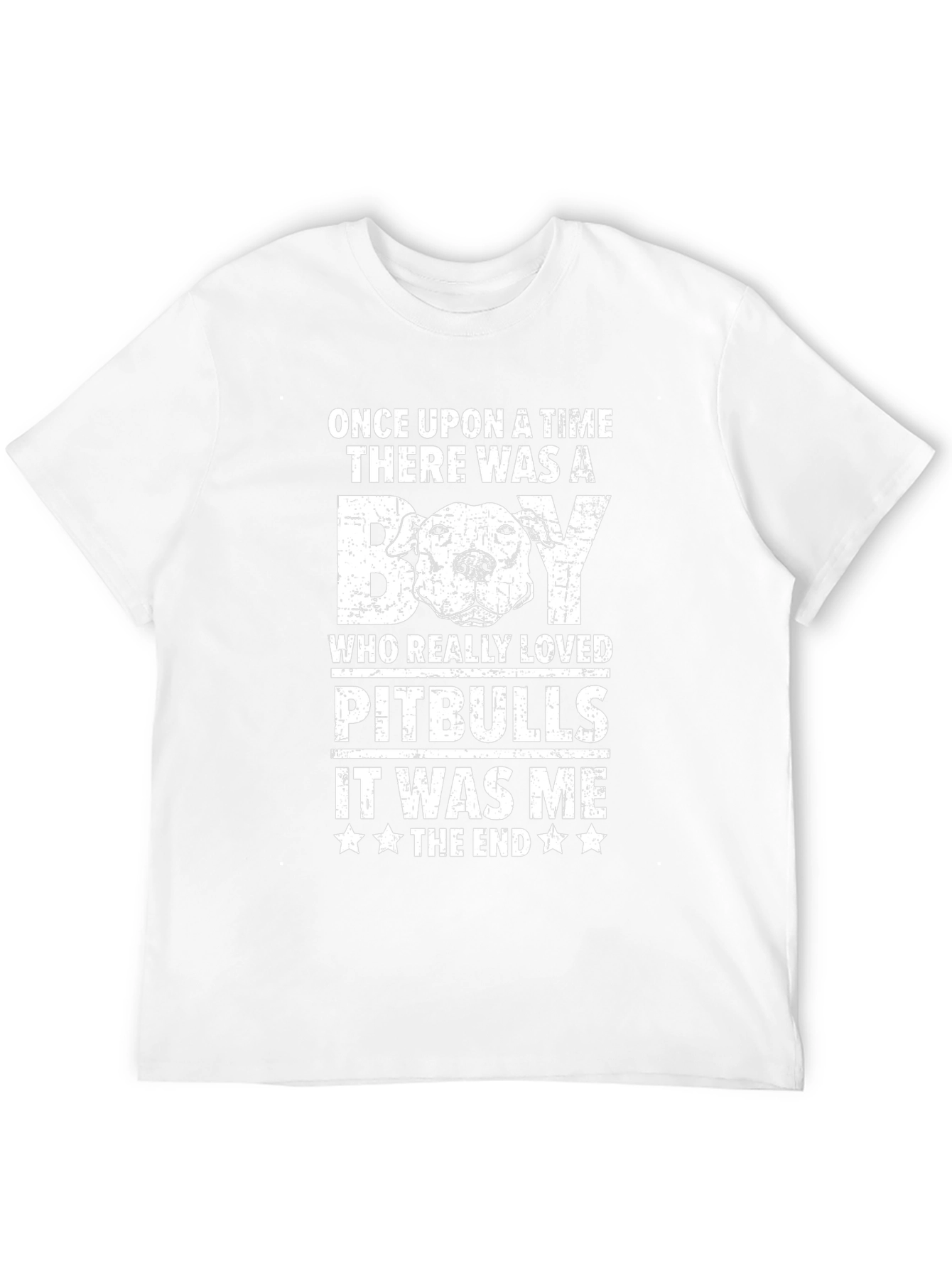 Once Upon a Time Pitbull T-Shirt – Funny Dog Lover Graphic Tee