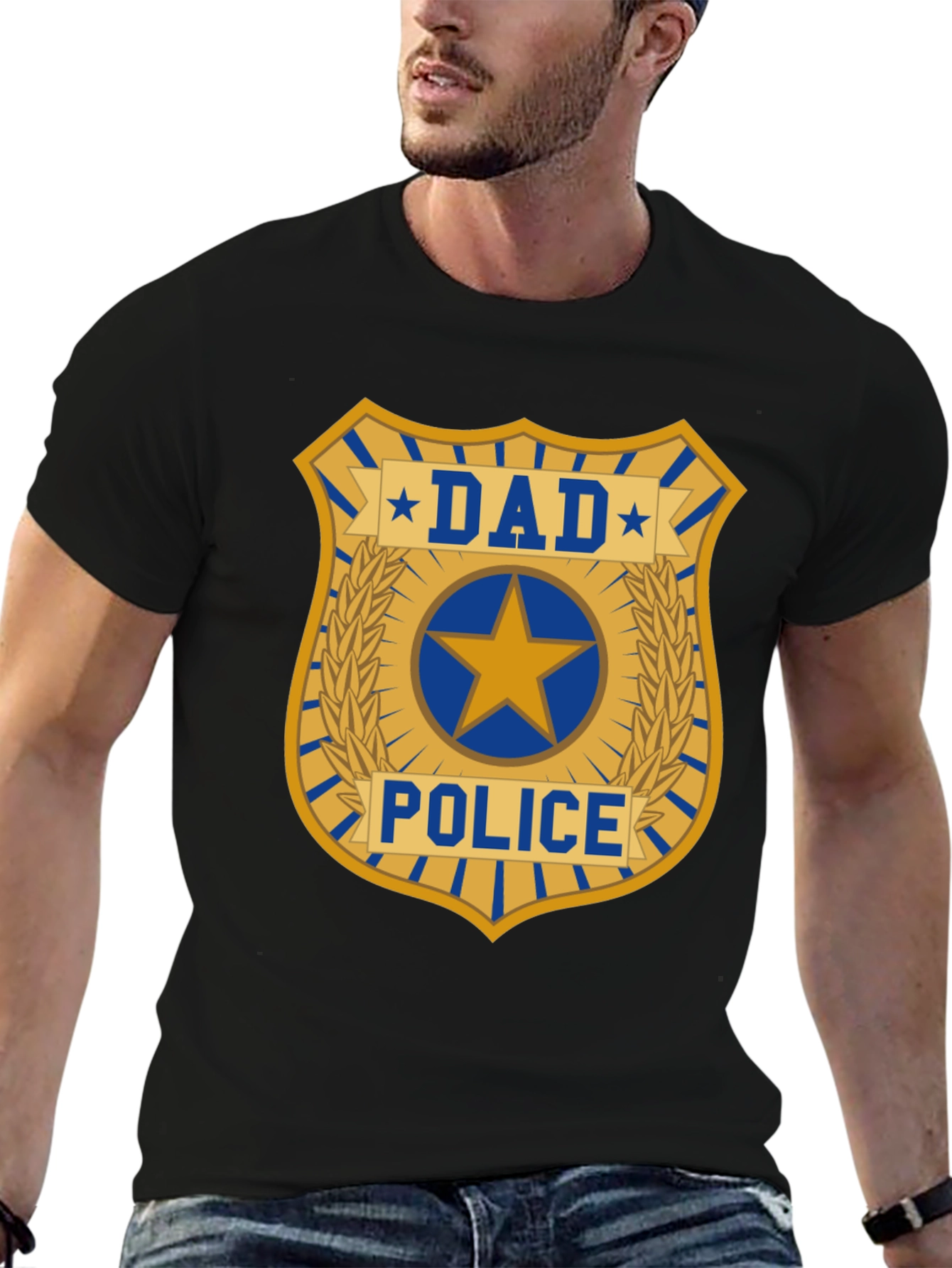 Dad Police T-Shirt - Funny Fathers Day Gift