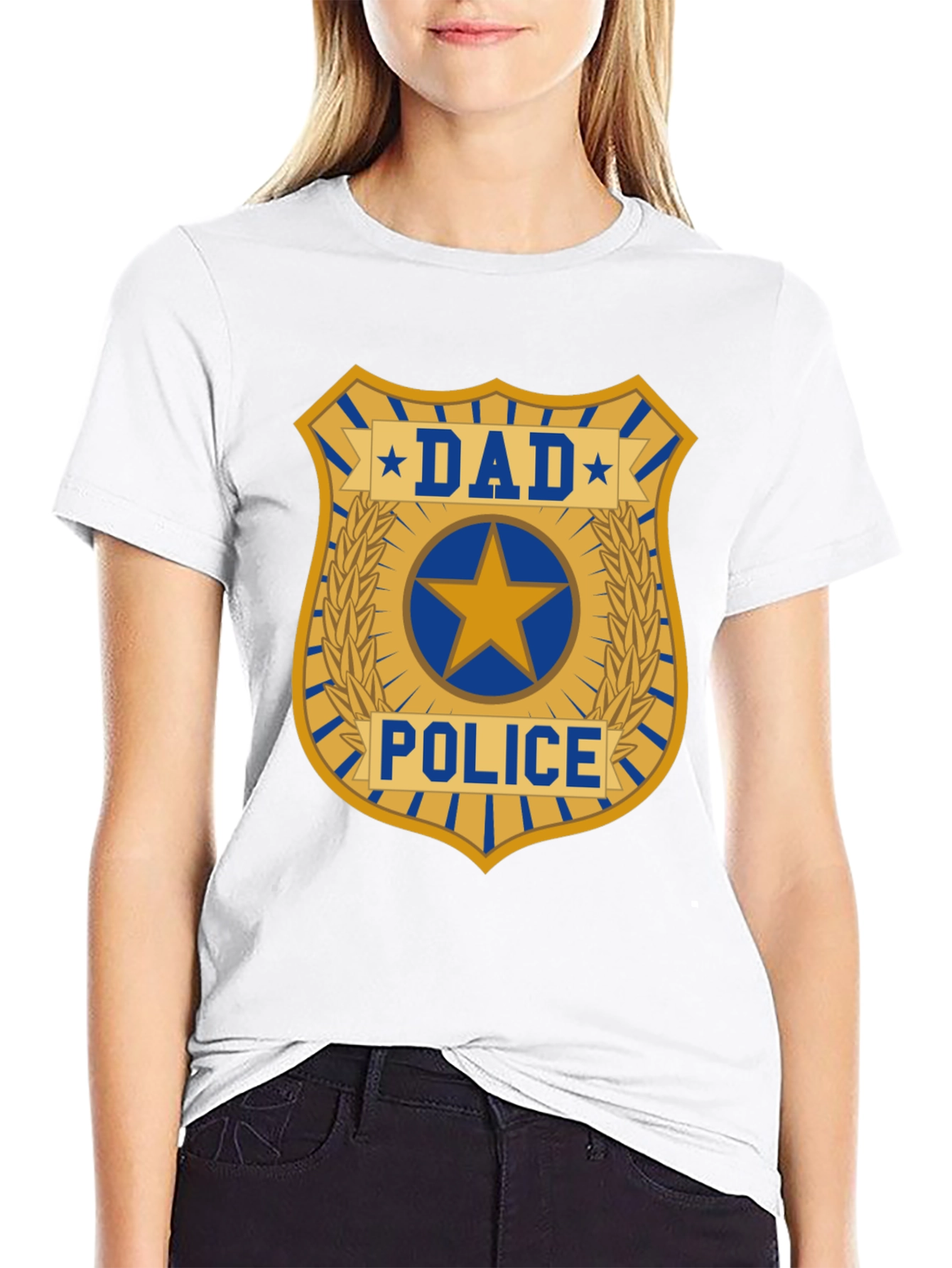 Dad Police T-Shirt - Funny Fathers Day Gift