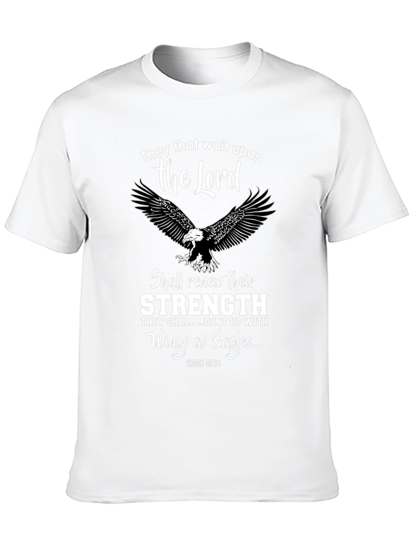 Faith-Inspired Eagle Graphic T-Shirt