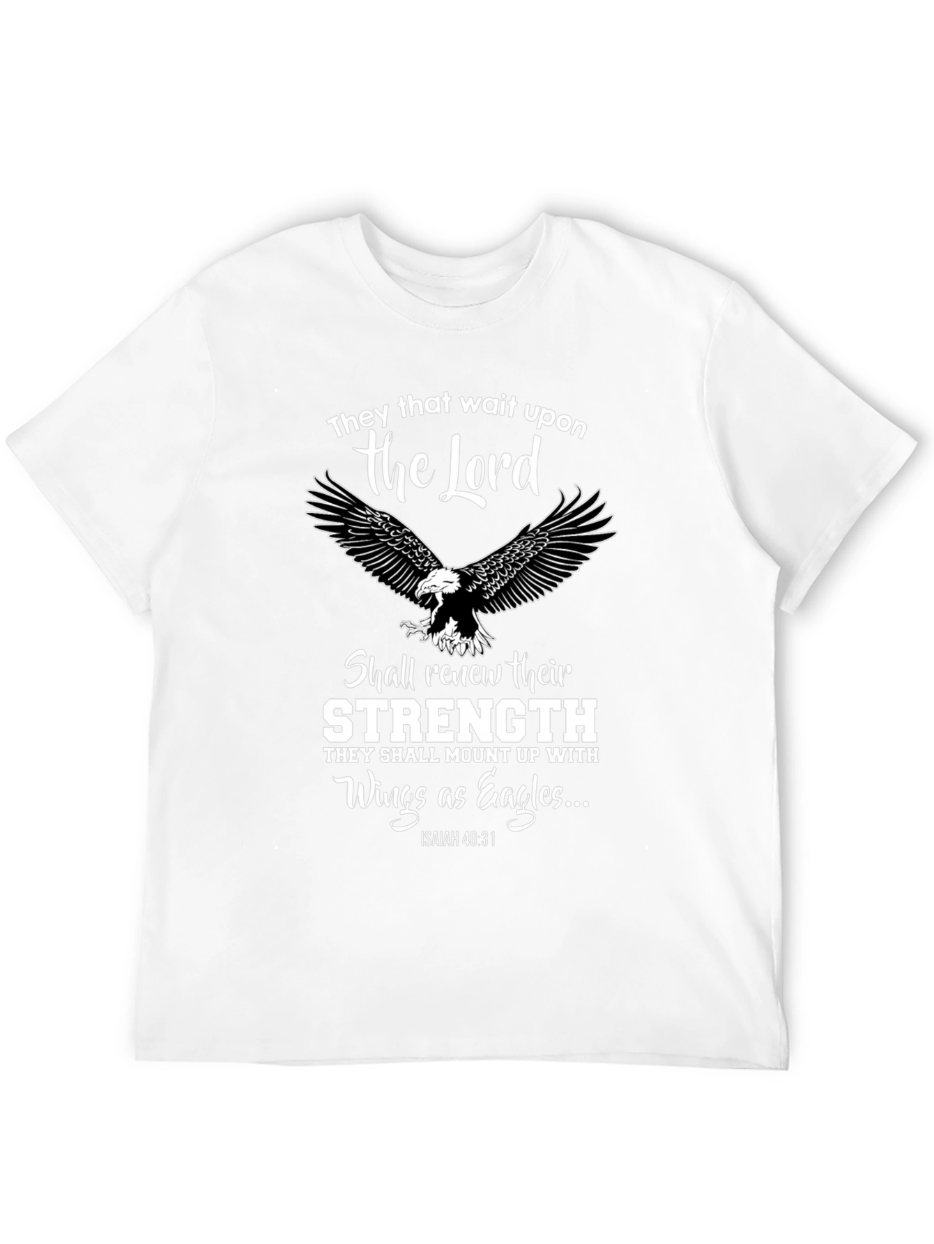 Faith-Inspired Eagle Graphic T-Shirt
