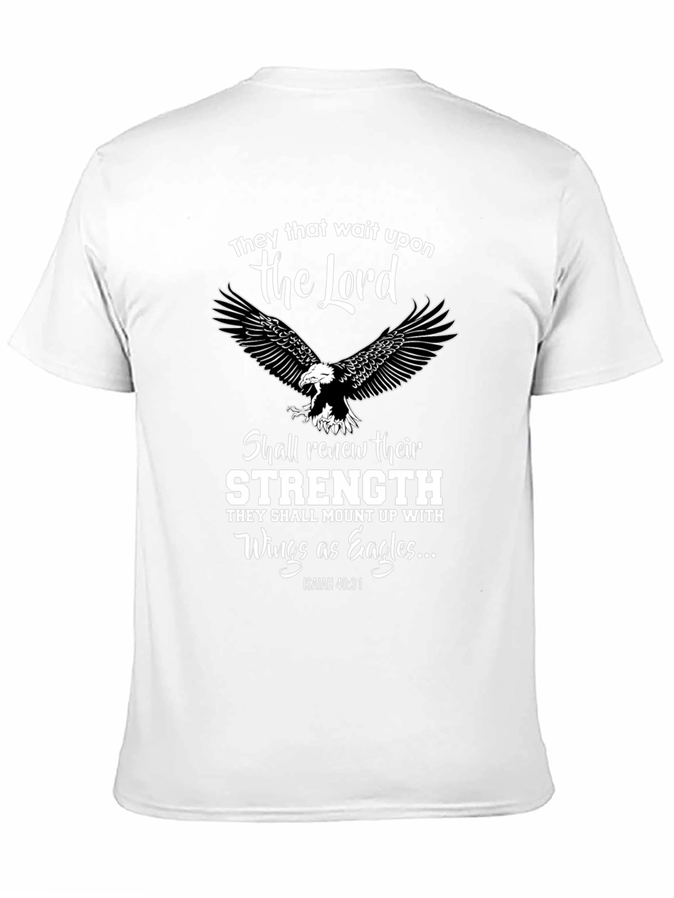 Faith-Inspired Eagle Graphic T-Shirt