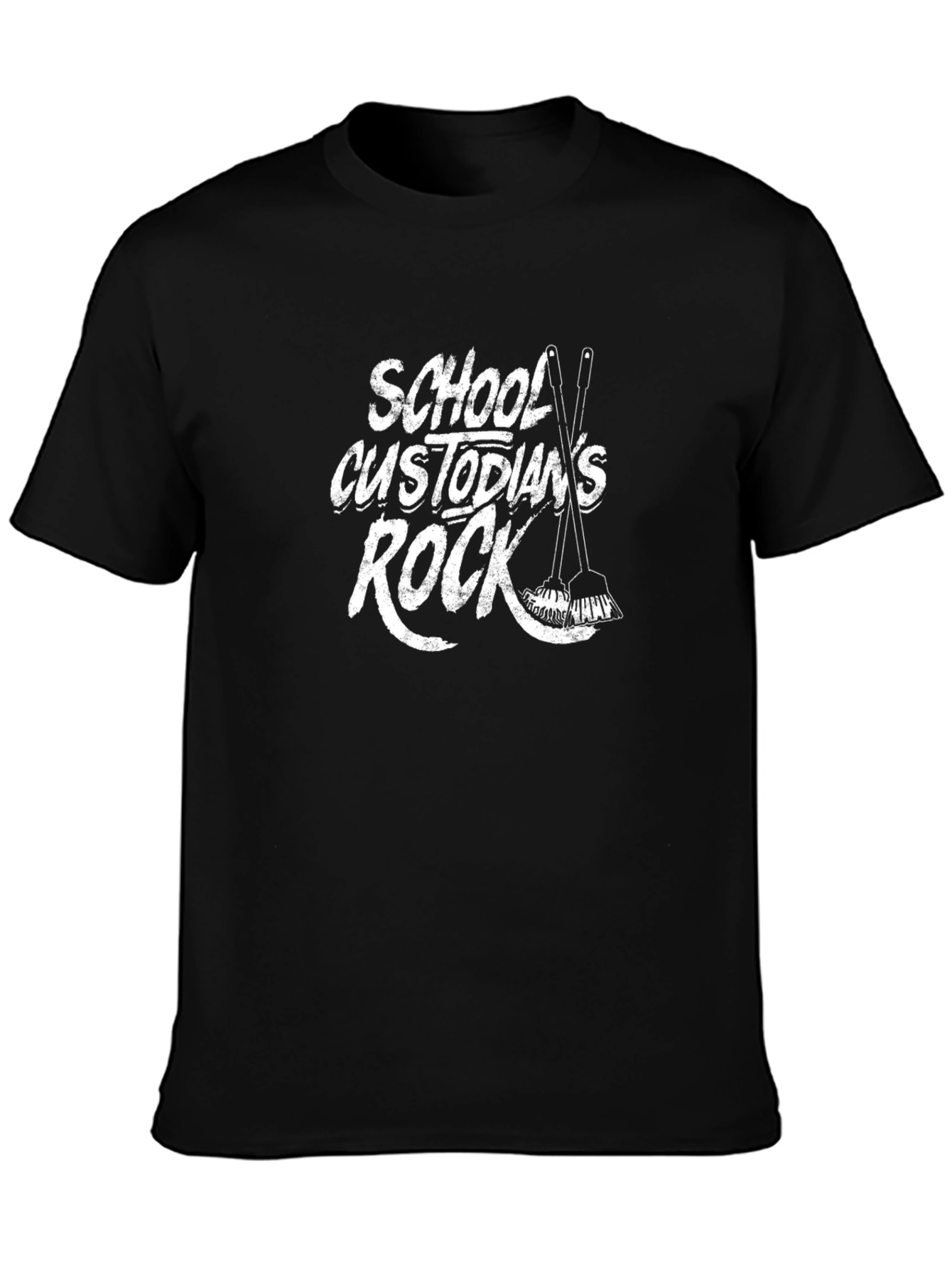 School Custodians Rock T-Shirt - Black