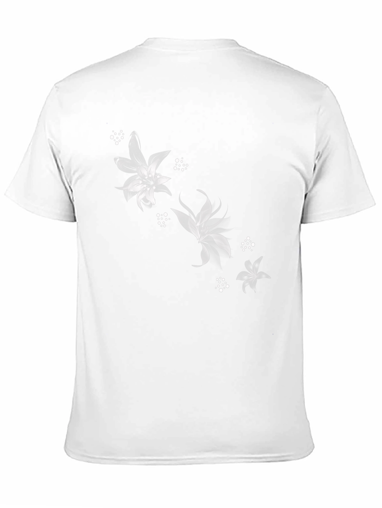 Black Floral Graphic Tee - Stylish Casual Wear
