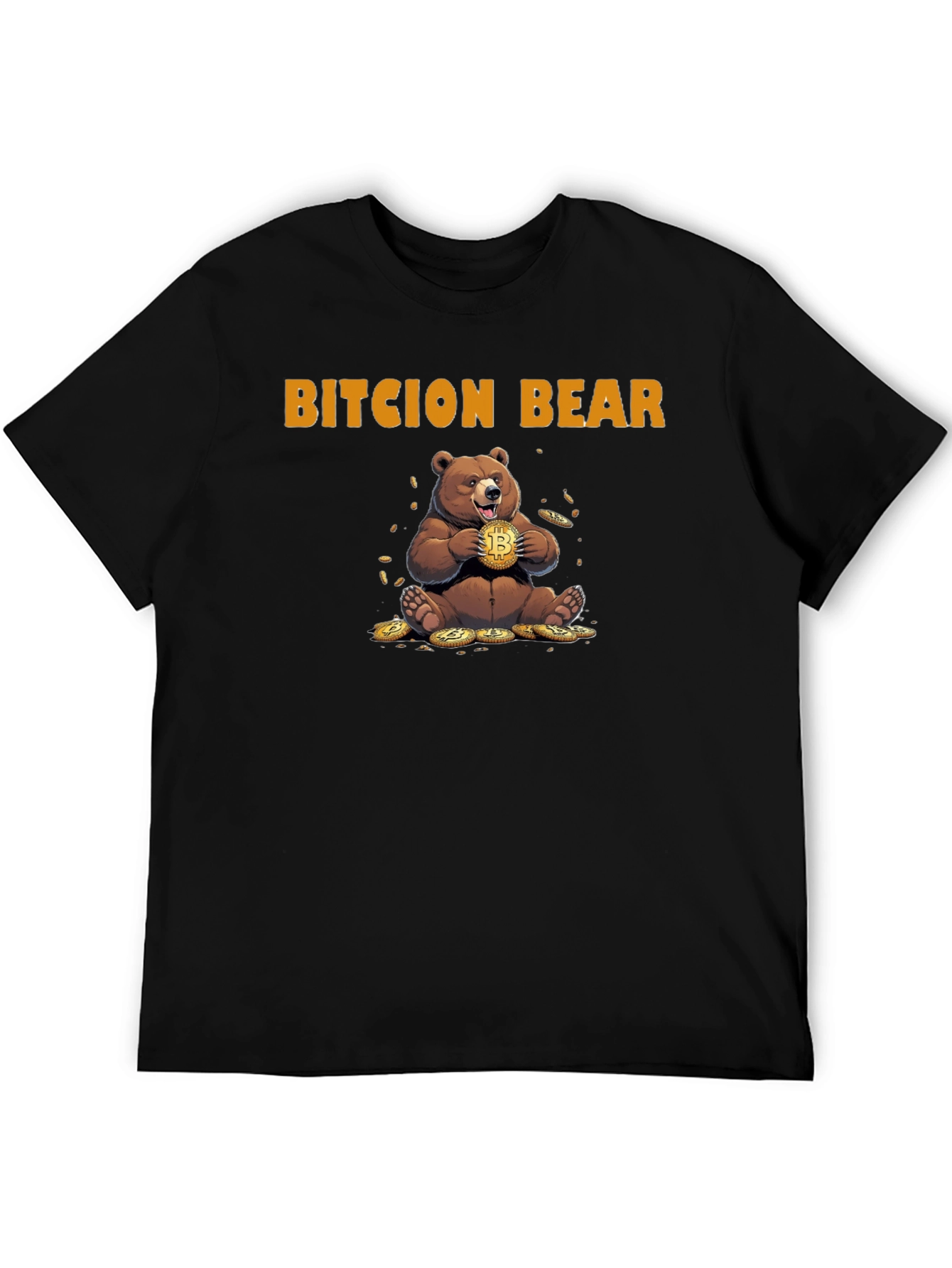 Bitcion Bear Graphic Tee - Crypto Humor T-Shirt