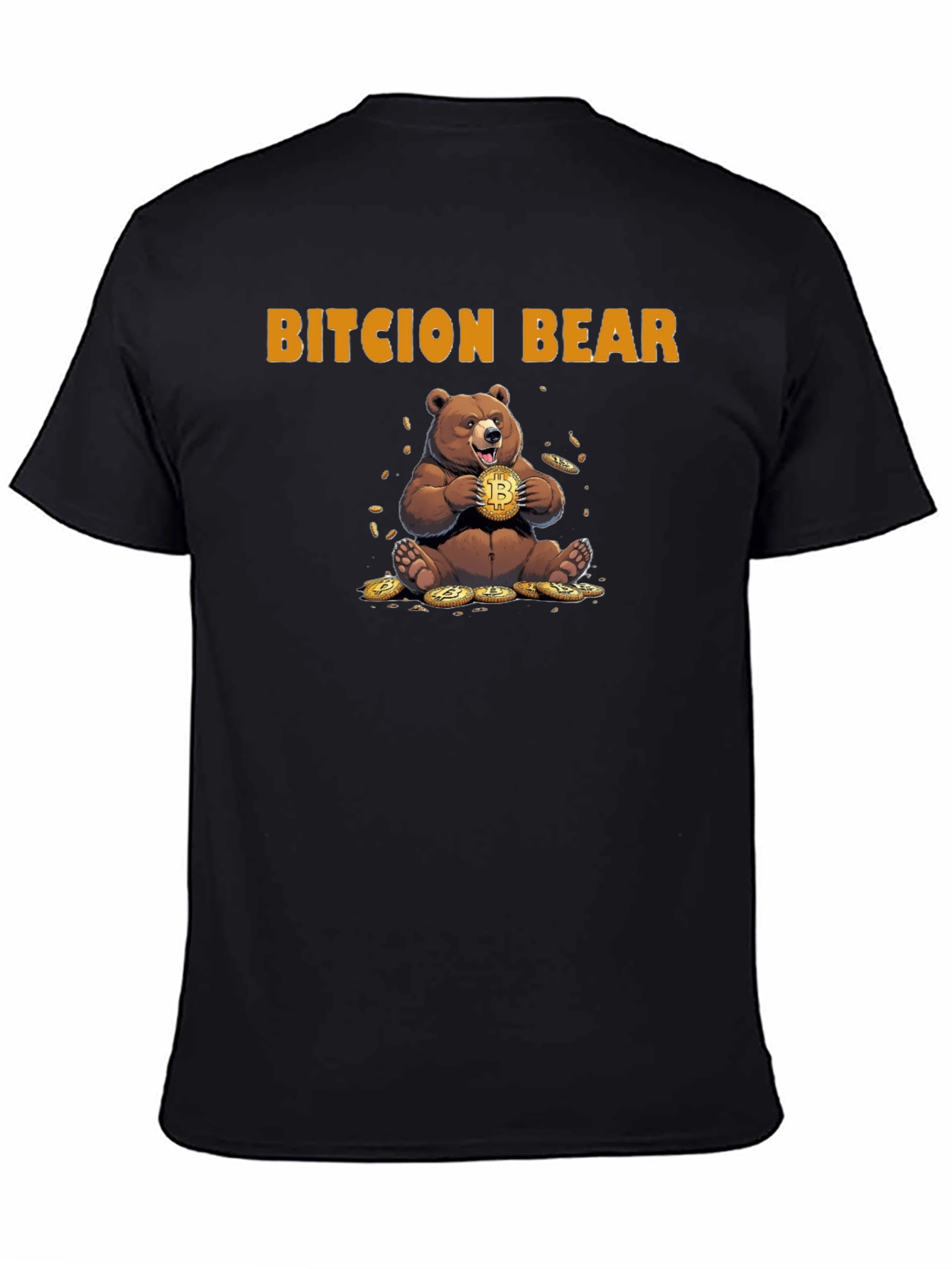 Bitcion Bear Graphic Tee - Crypto Humor T-Shirt
