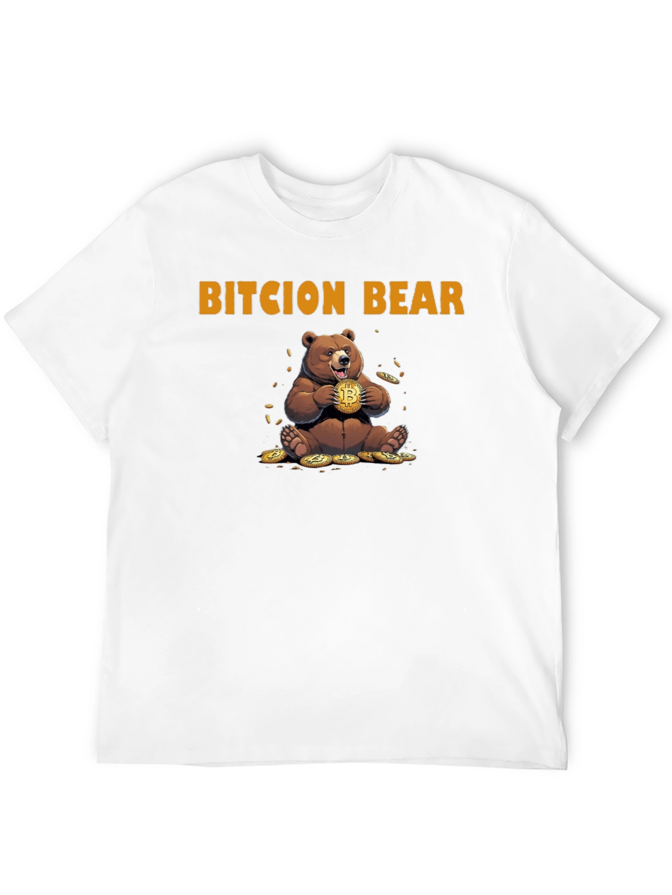 Bitcion Bear Graphic Tee - Crypto Humor T-Shirt