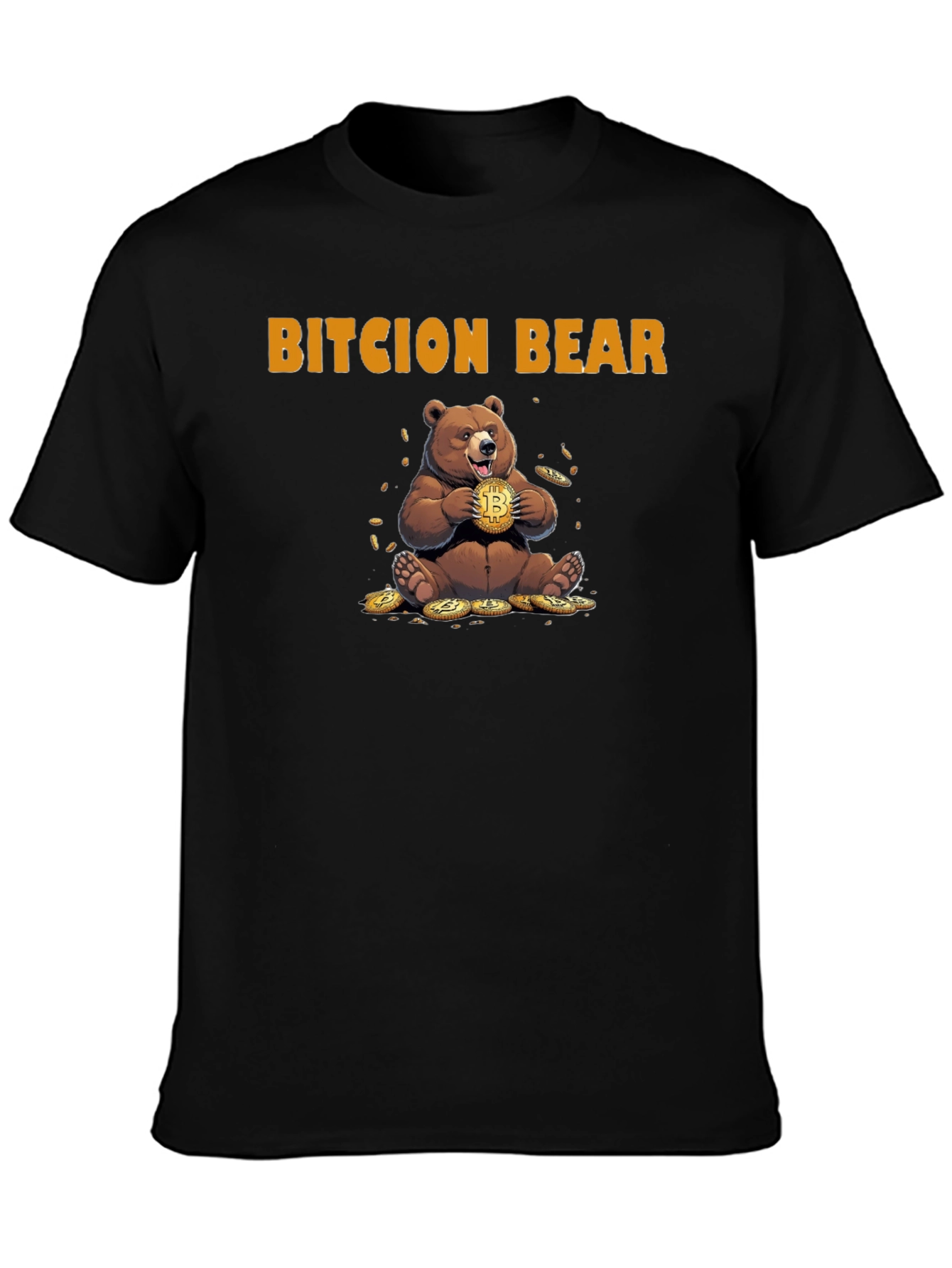 Bitcion Bear Graphic Tee - Crypto Humor T-Shirt
