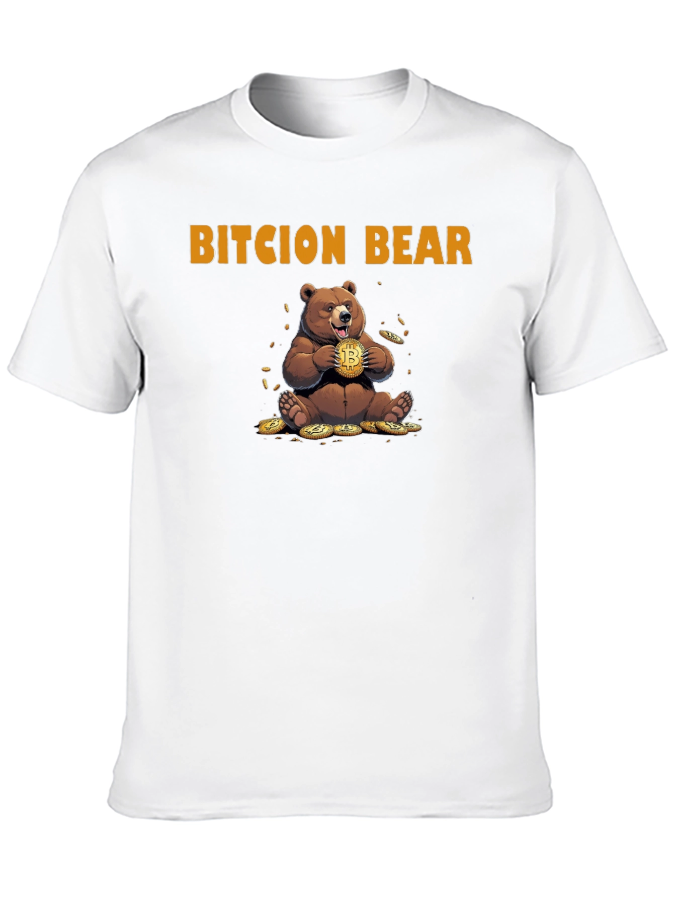 Bitcion Bear Graphic Tee - Crypto Humor T-Shirt
