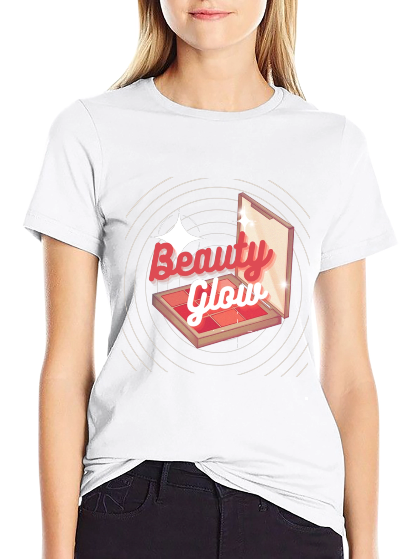 Beauty Glow Makeup Palette Graphic T-Shirt