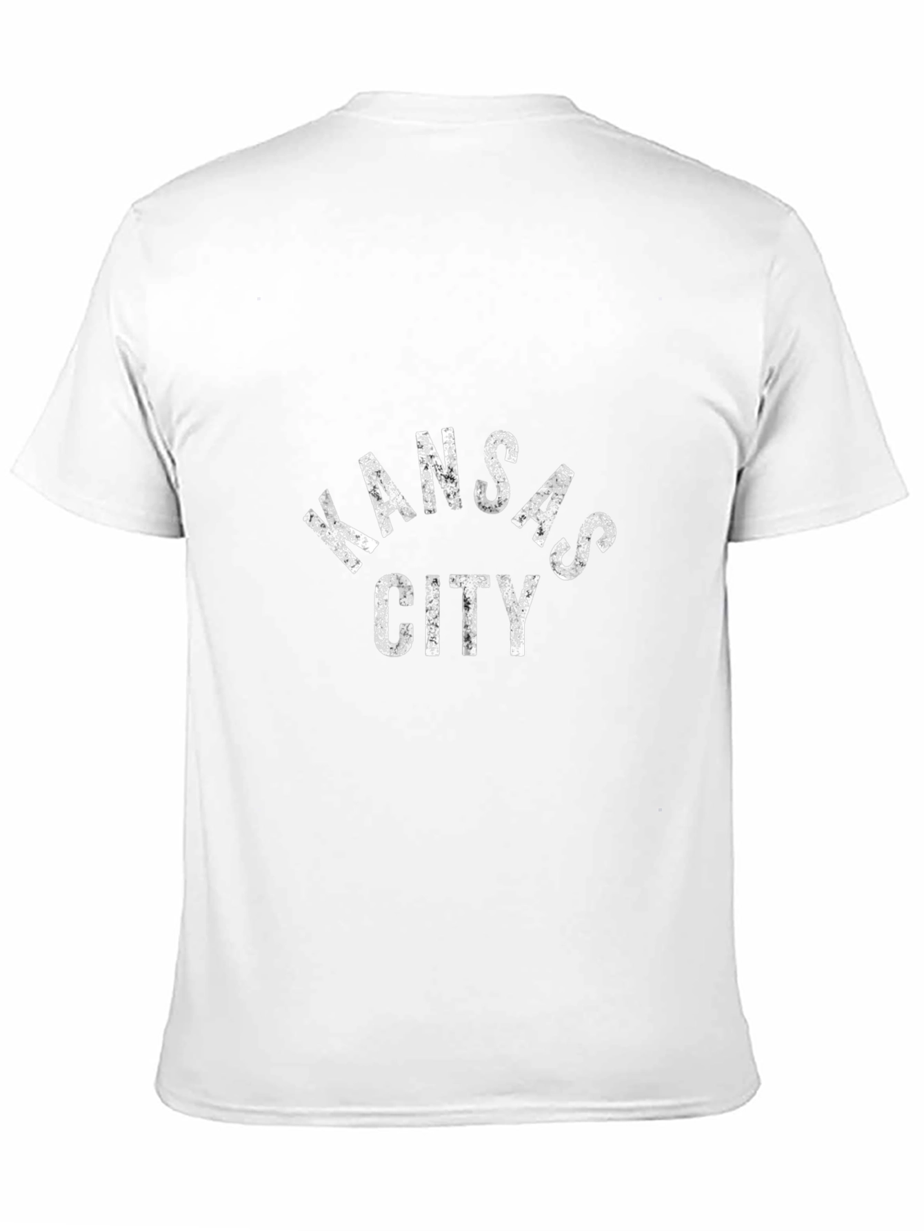 Kansas City Distressed Graphic Black T-Shirt