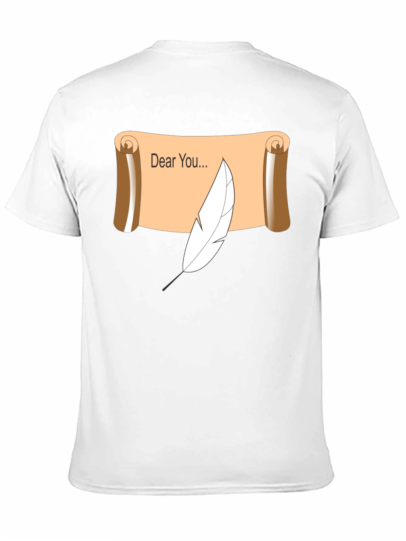 Dear You Scroll & Quill Black T-Shirt