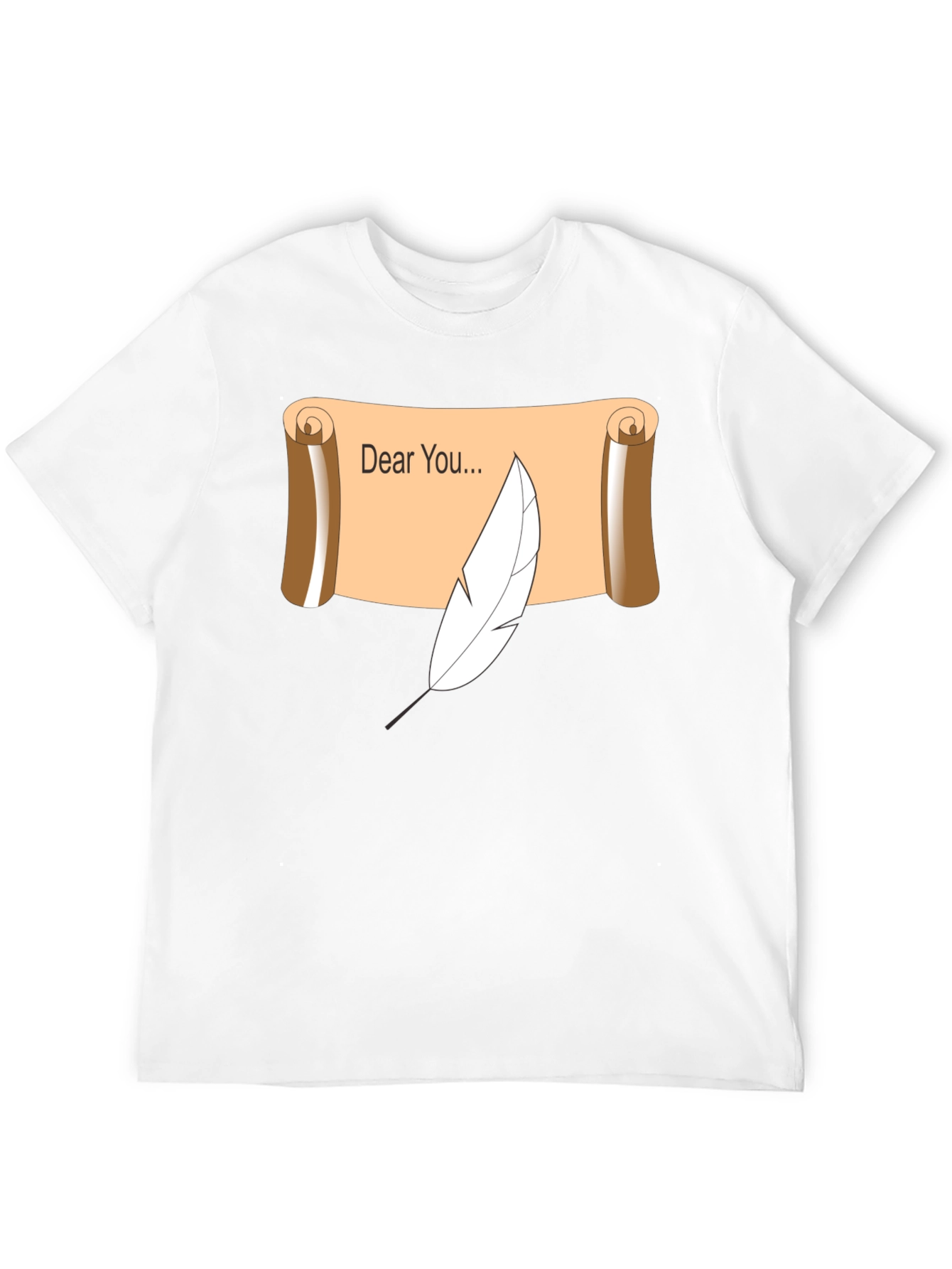 Dear You Scroll & Quill Black T-Shirt