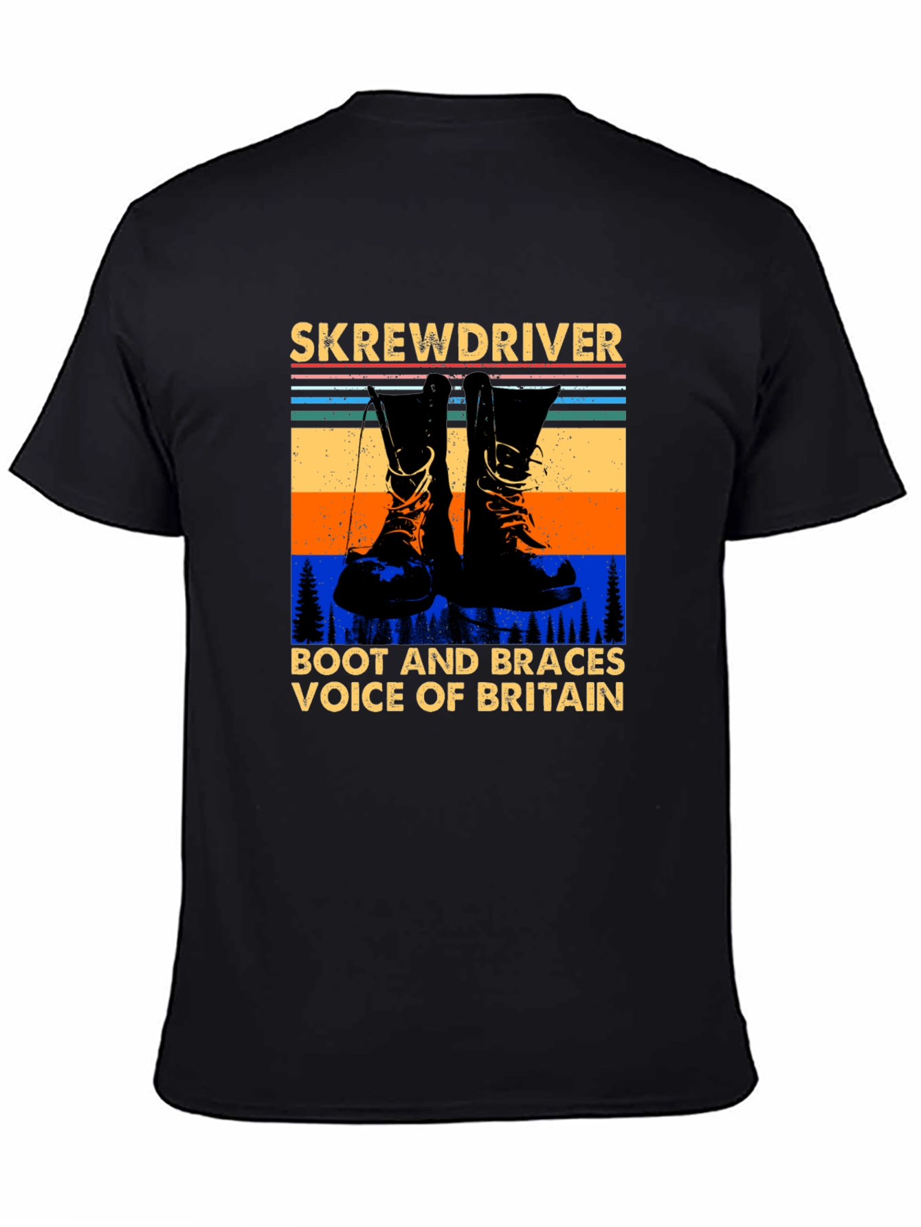 Skrewdriver Boot and Braces Voice of Britain T-Shirt