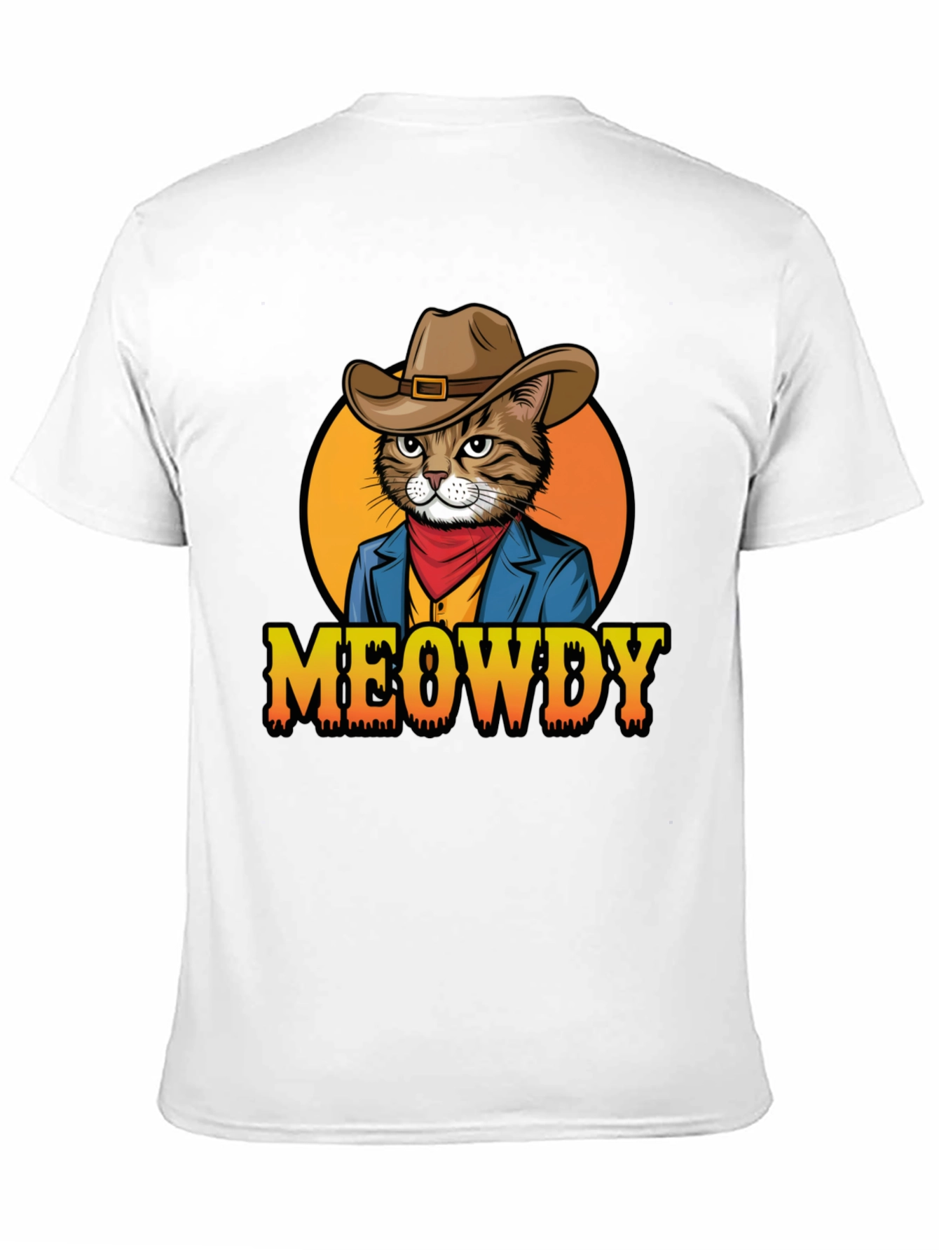 Meowdy Cowboy Cat T-Shirt