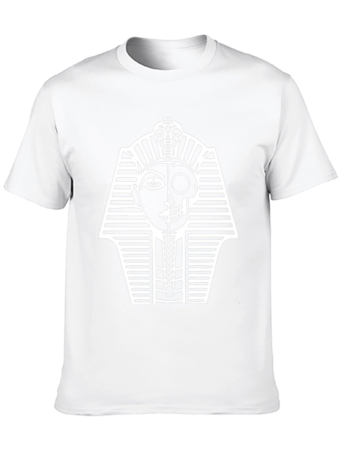 Egyptian Pharaoh Skull Graphic T-Shirt