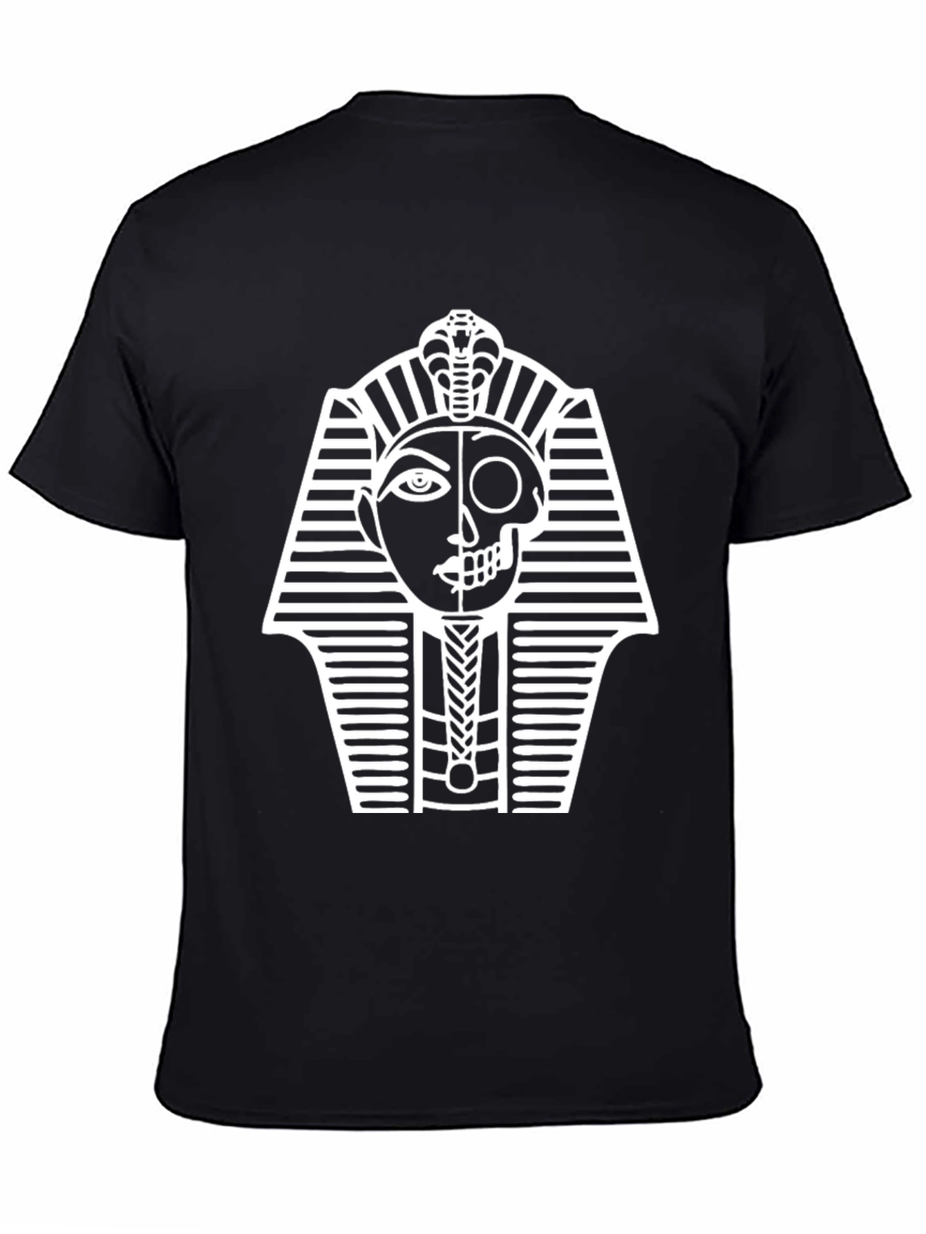 Egyptian Pharaoh Skull Graphic T-Shirt