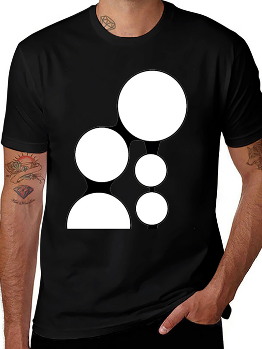 Unique Graphic Tee - Black Casual Shirt