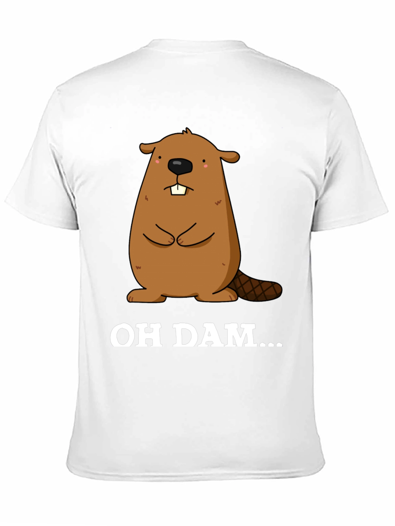Oh Dam Beaver Graphic T-Shirt