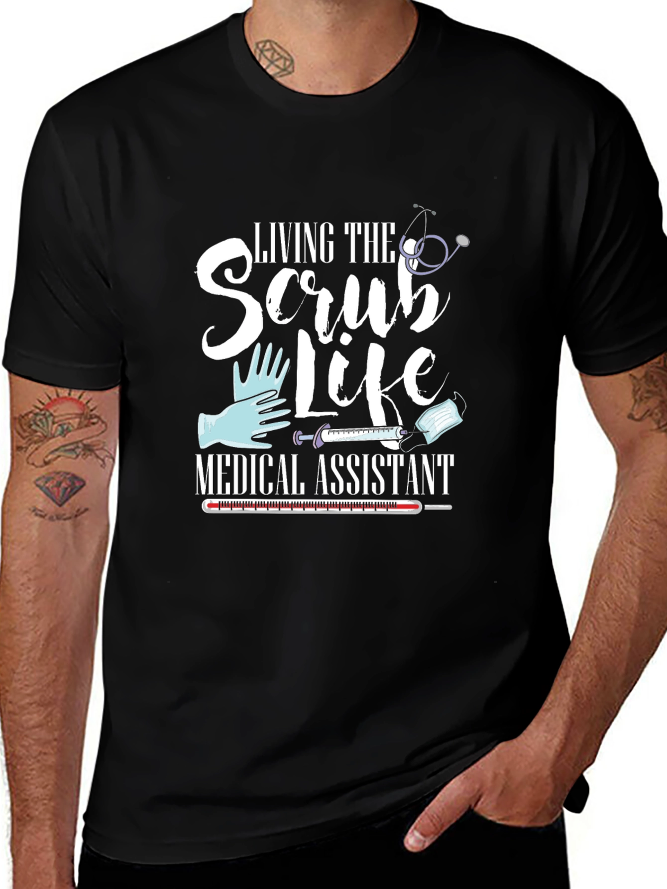 Medical Assistant Scrub Life T-Shirt