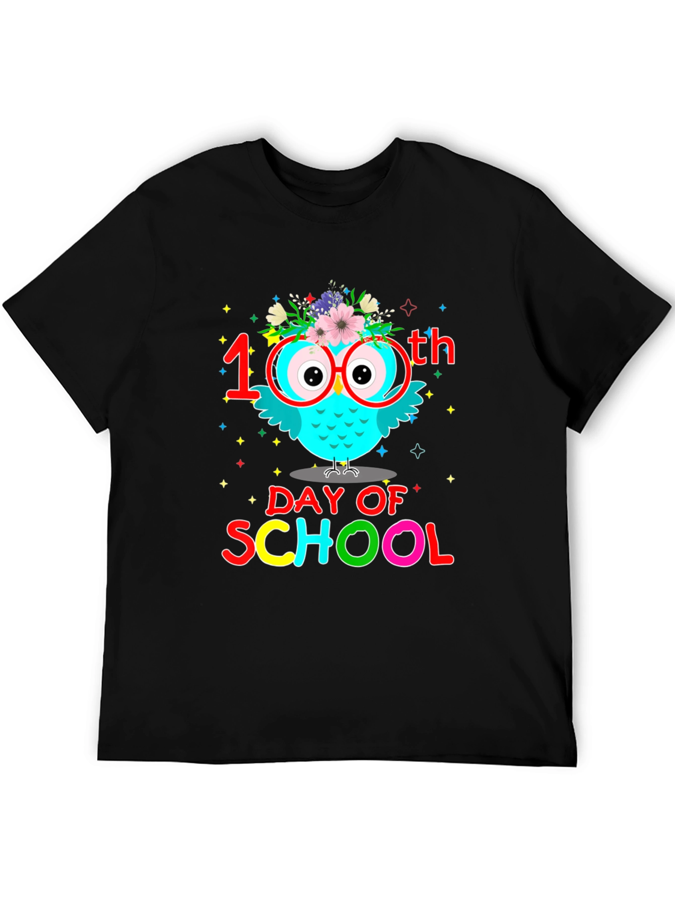 100th Day of School Owl T-Shirt