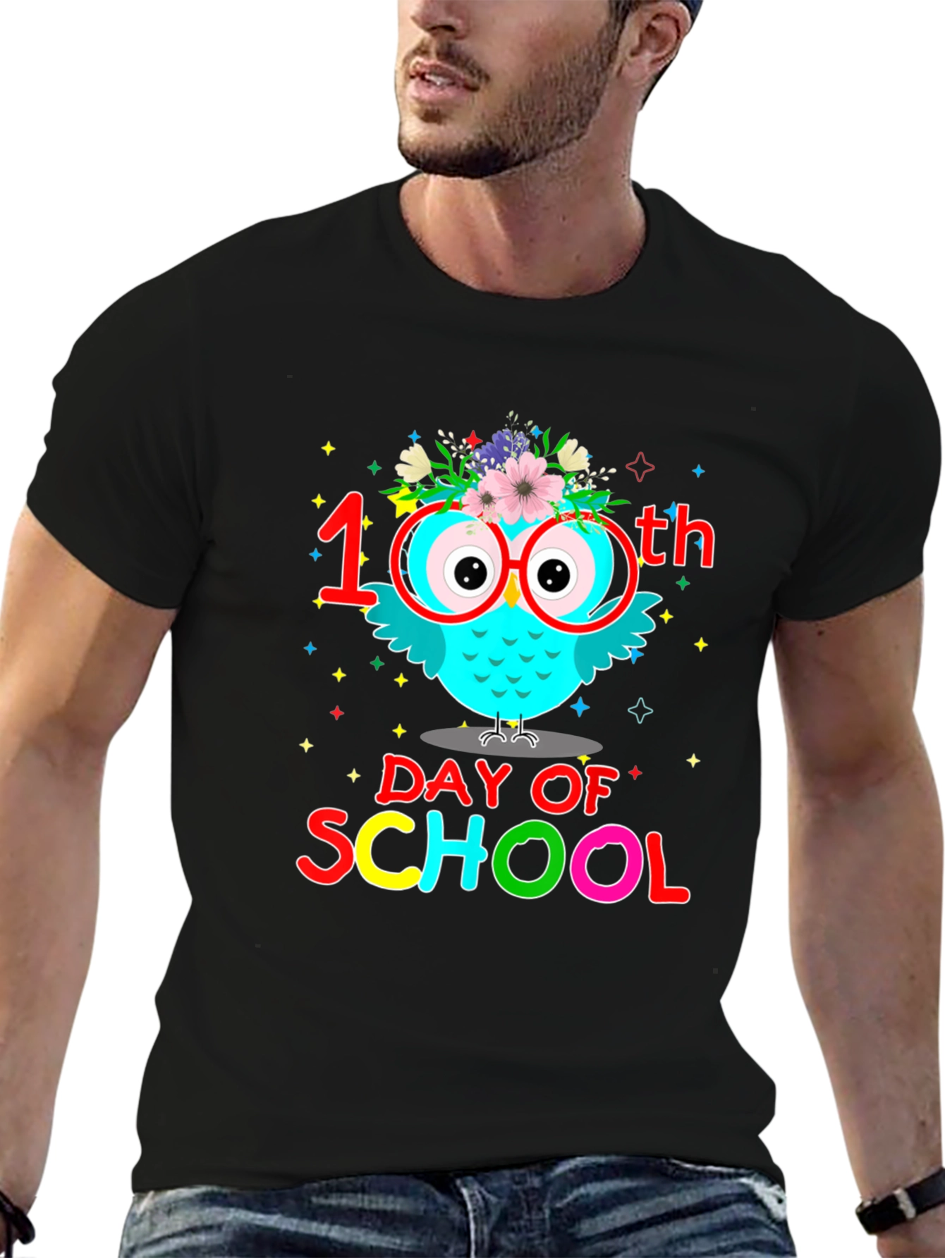 100th Day of School Owl T-Shirt