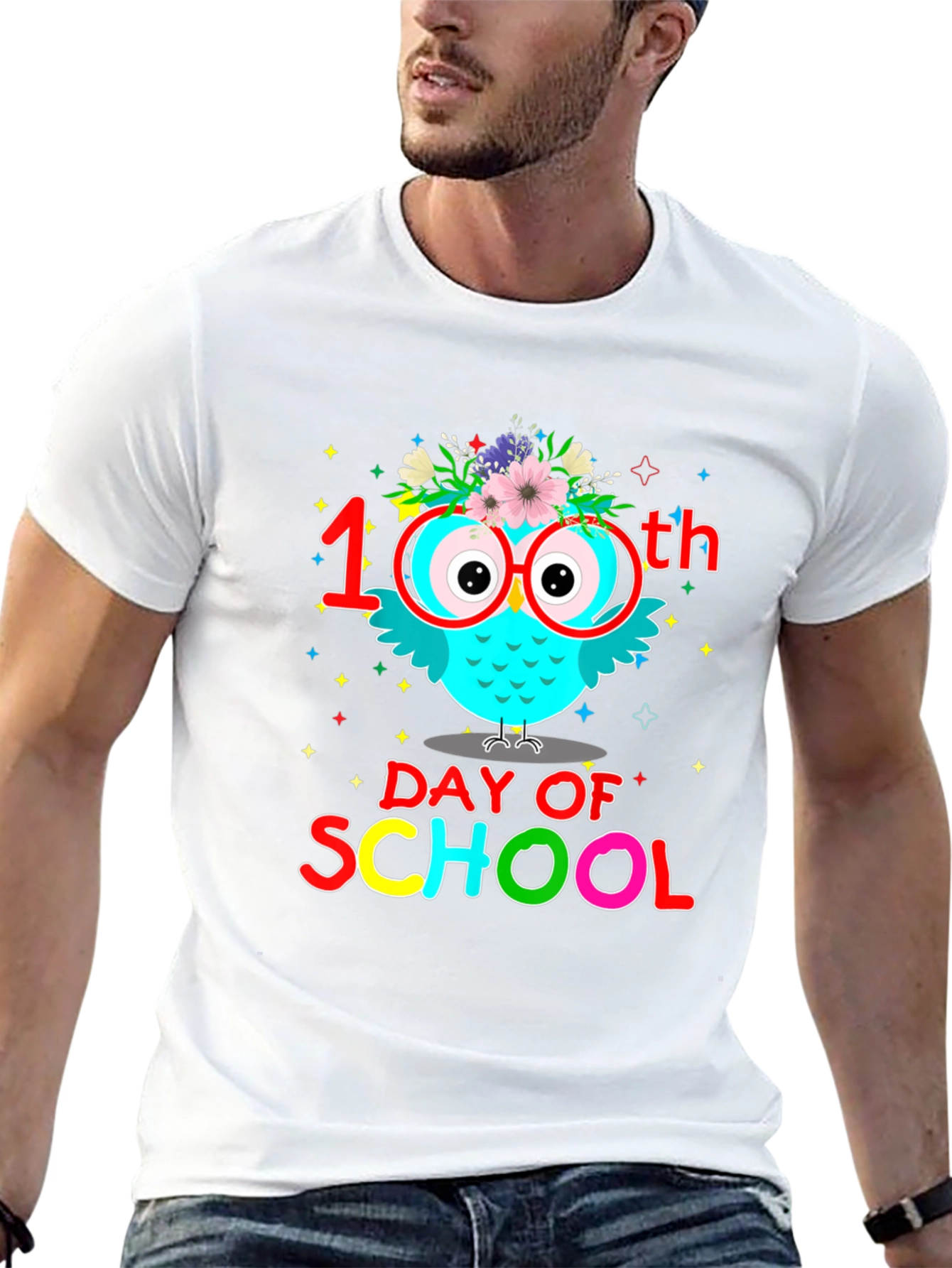 100th Day of School Owl T-Shirt