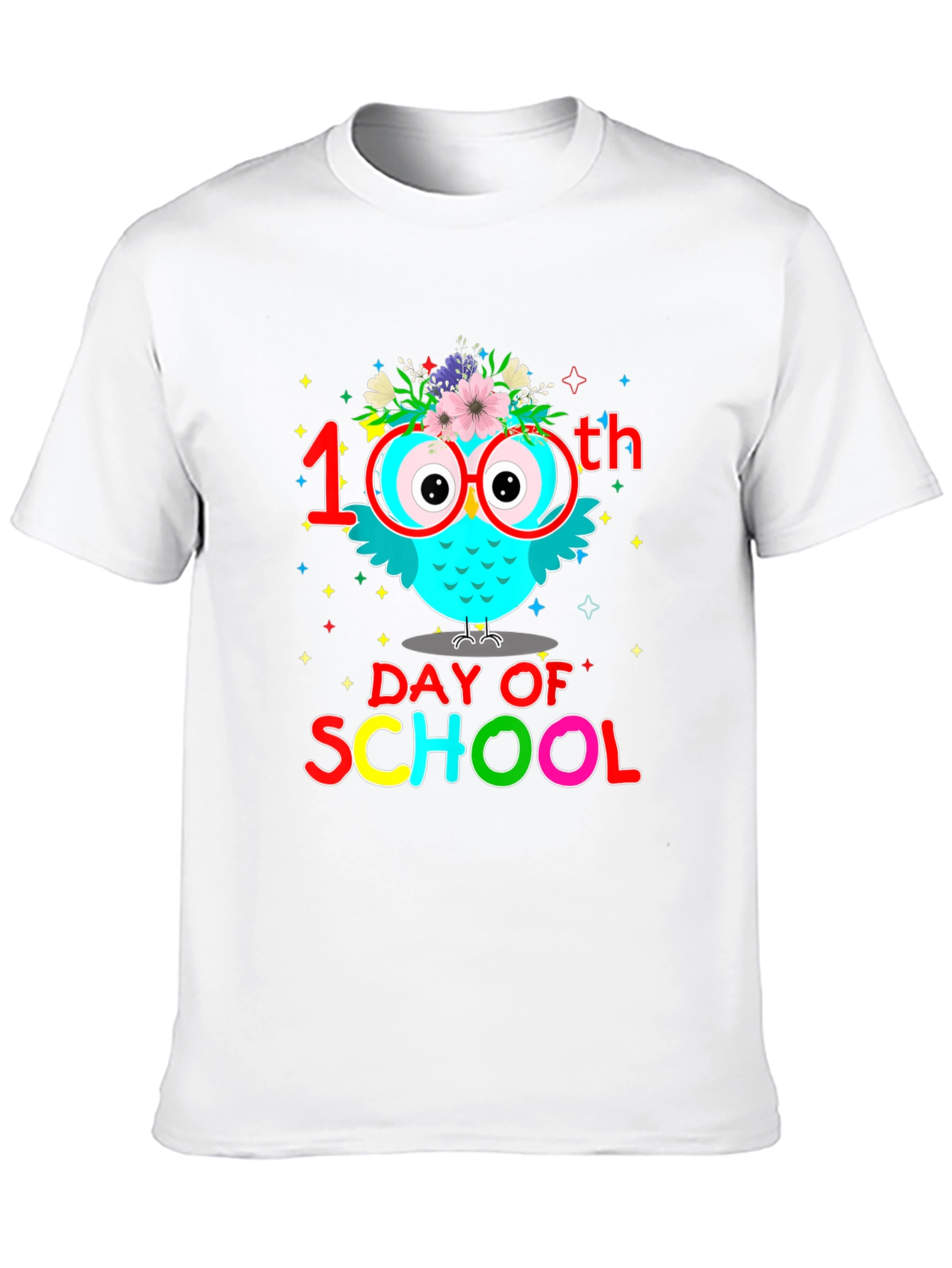 100th Day of School Owl T-Shirt