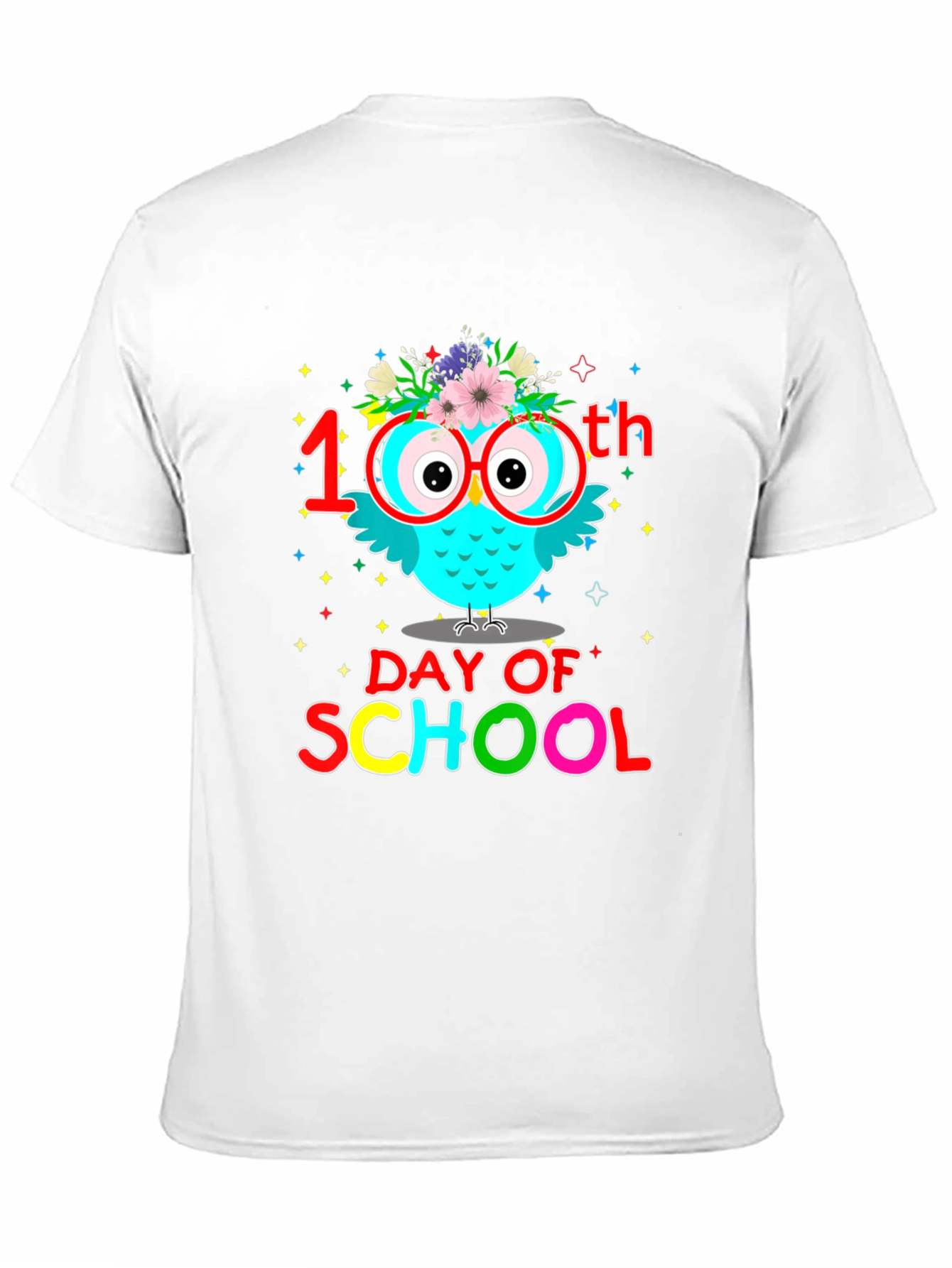 100th Day of School Owl T-Shirt