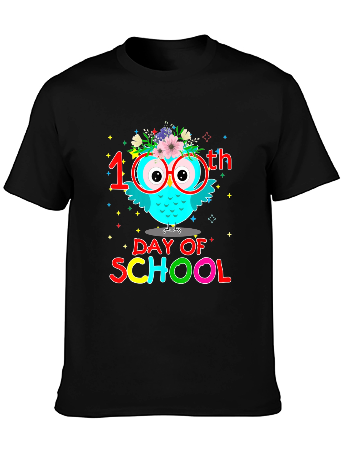 100th Day of School Owl T-Shirt
