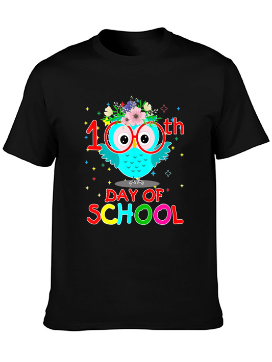 100th Day of School Owl T-Shirt