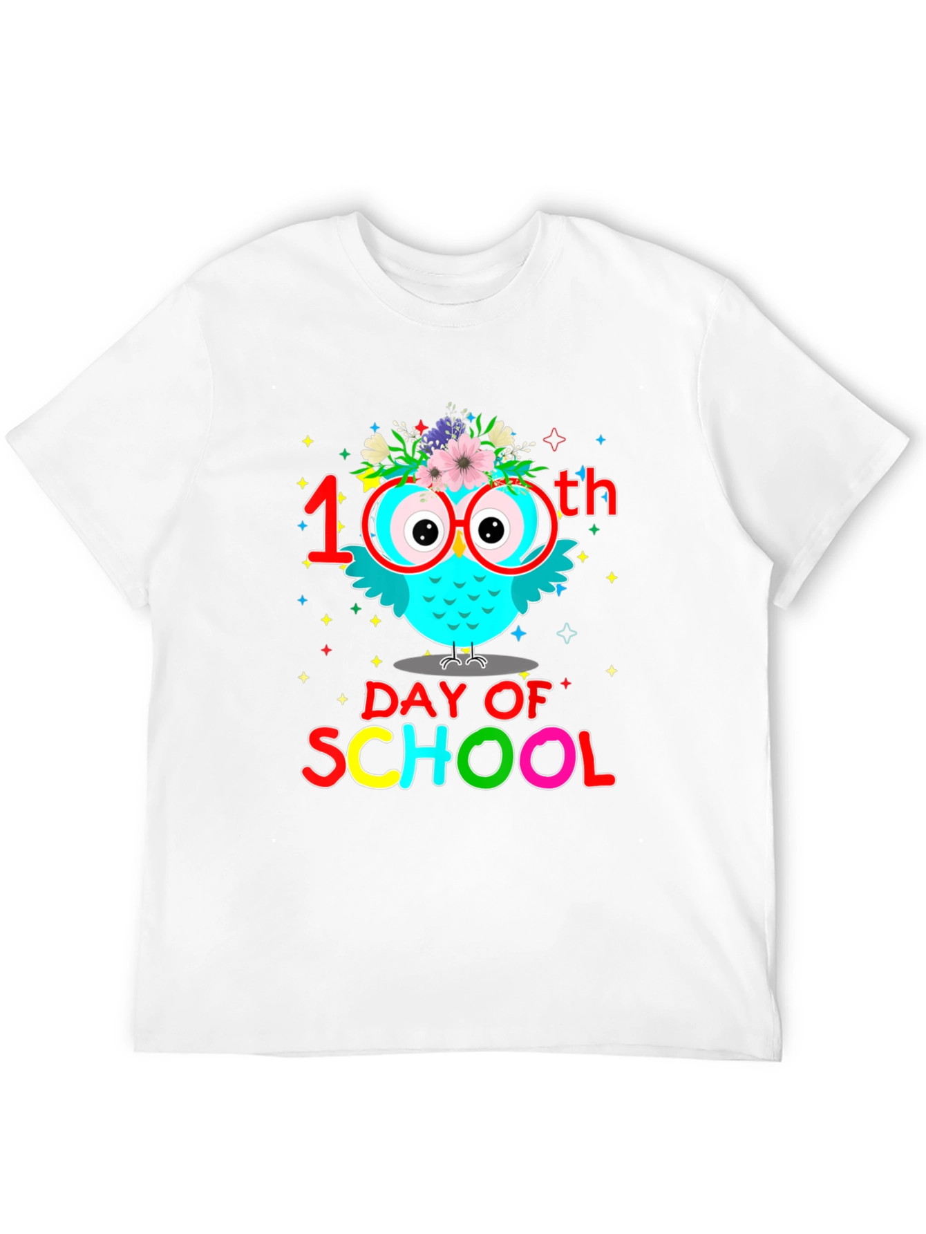 100th Day of School Owl T-Shirt