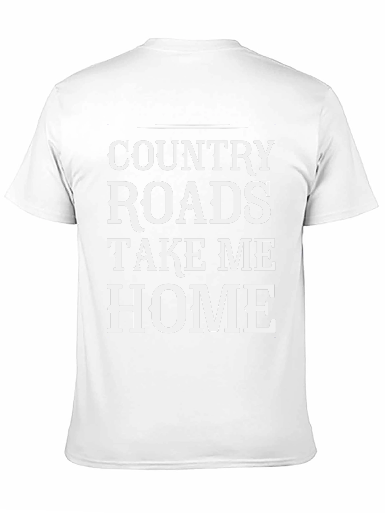 Country Roads Graphic Tee - Soft Cotton Black Shirt