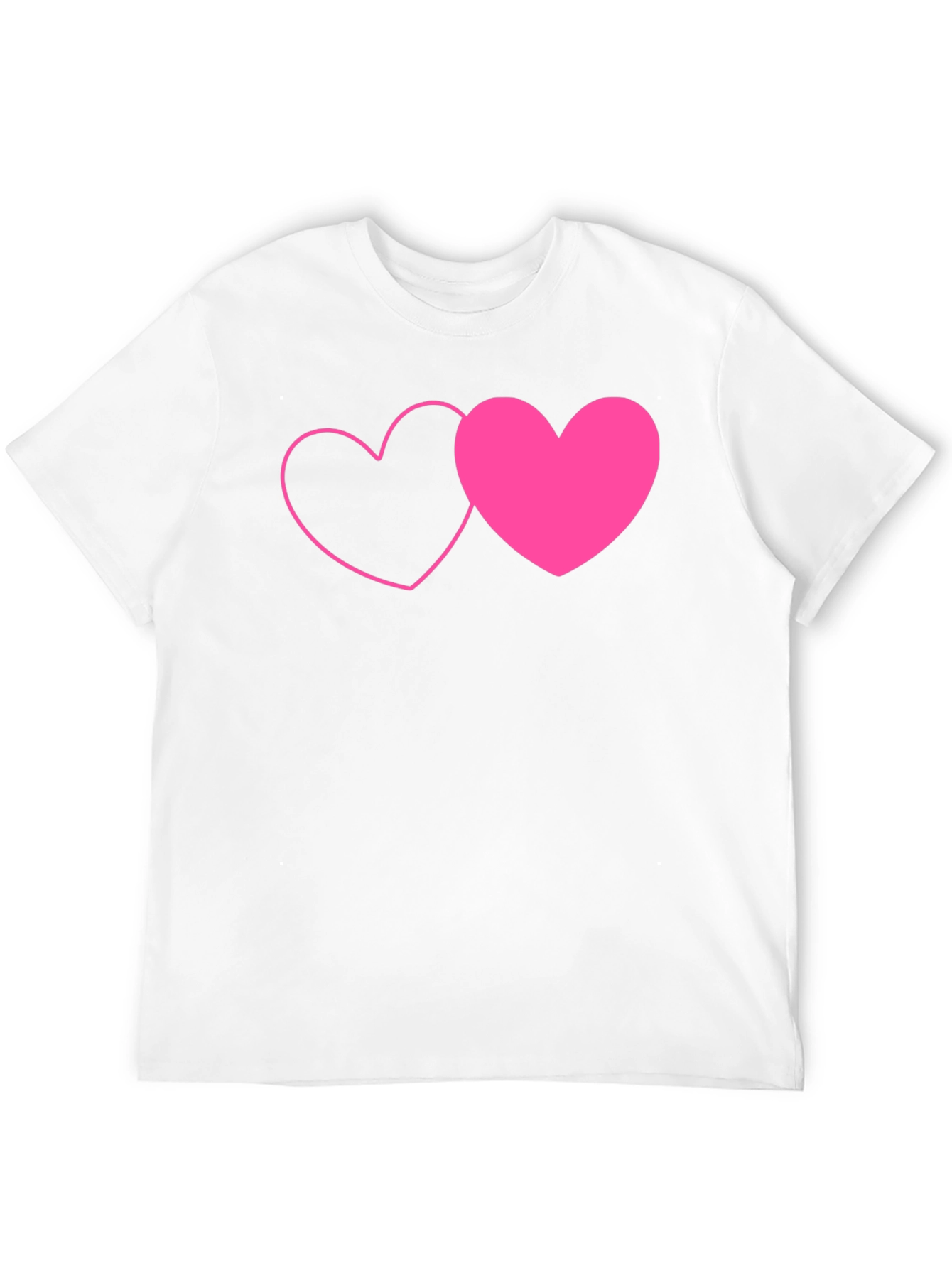 Love Heart Graphic Tee - Black