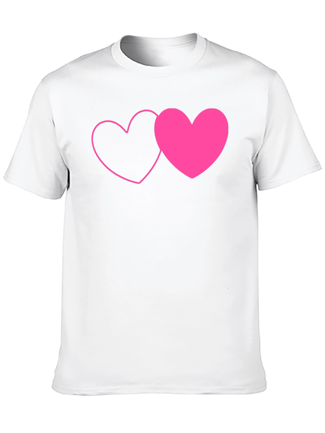 Love Heart Graphic Tee - Black